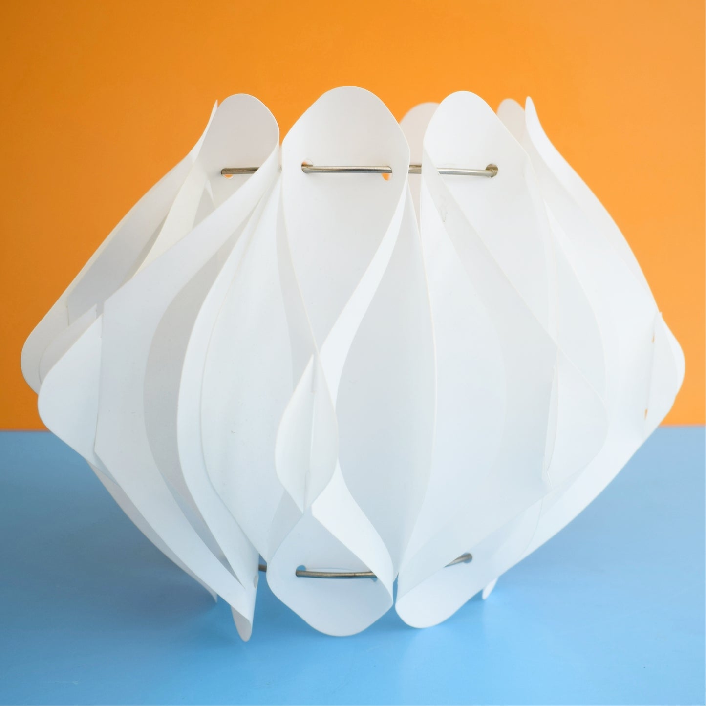 Vintage 1970s Light Fitting / Shade - White