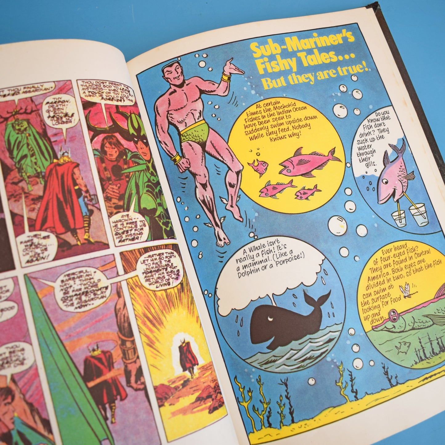 Vintage 1970s Superheroes Annual