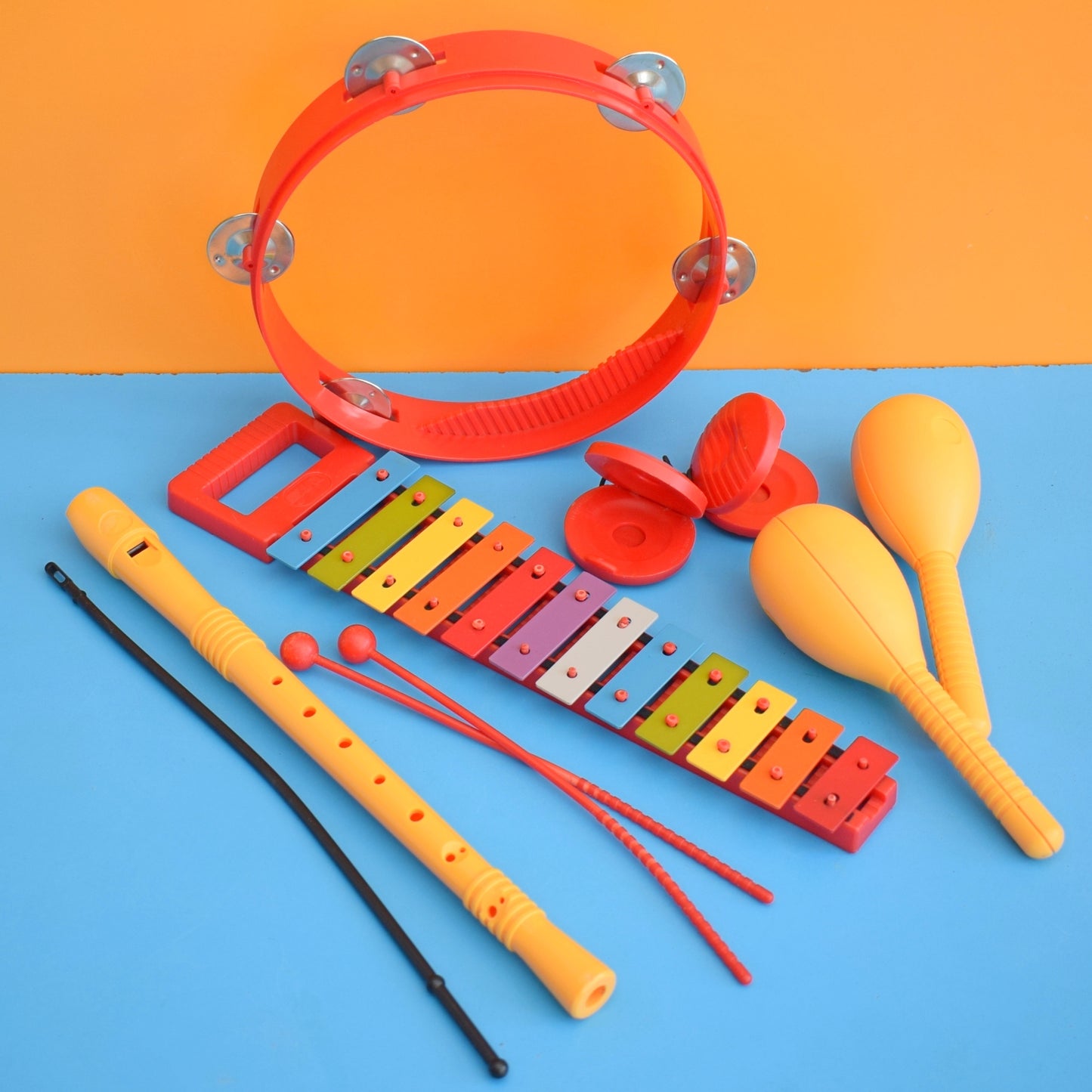 Vintage 1970s Colourful Music Set - Boxed by Vintage