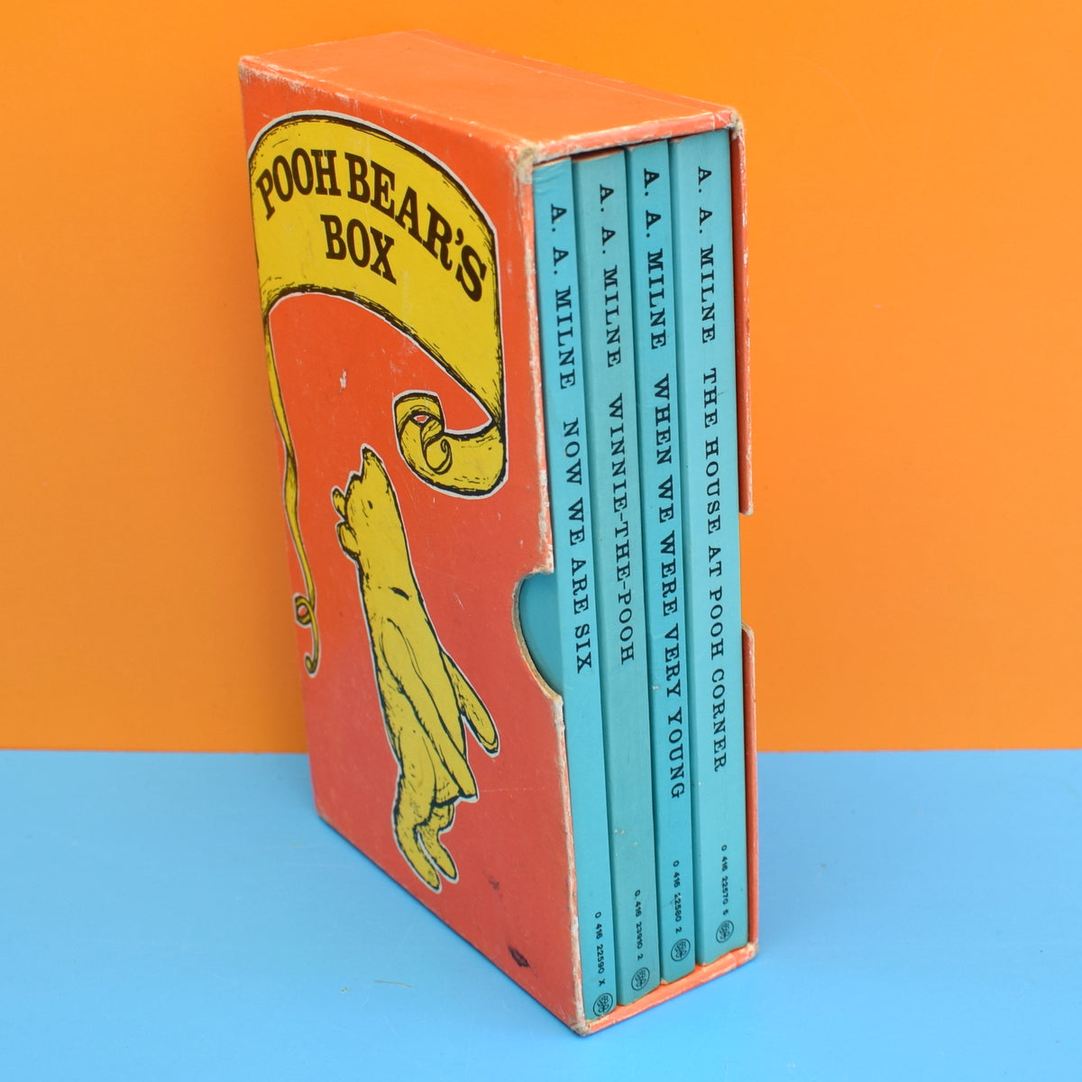 Vintage 1970s Pooh Bear Set Of Story Books by Pineapple Retro
