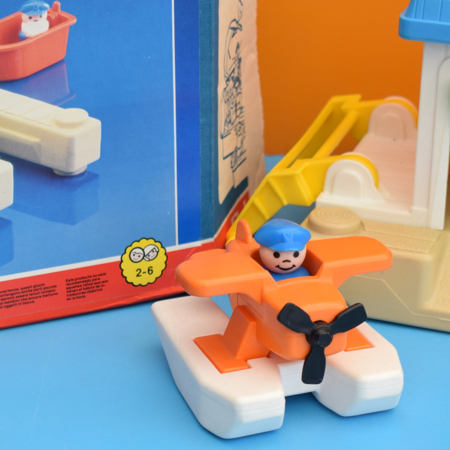 Vintage 1980s Fisher Price - Family Play Marina - Boxed