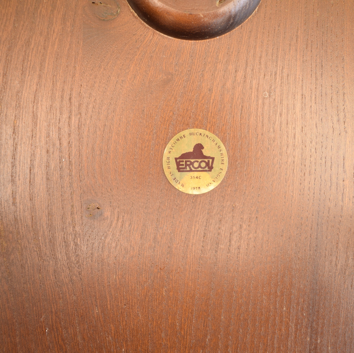 Vintage 1970s Ercol Pebble Table - Elm & Beech - Smallest by Pineapple Retro