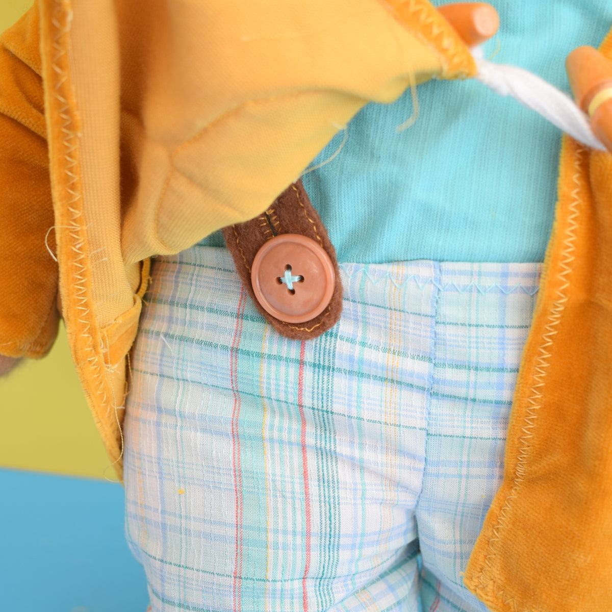 Vintage 1970s Homemade Bunny Rabbit - Dressed by Pineapple Retro
