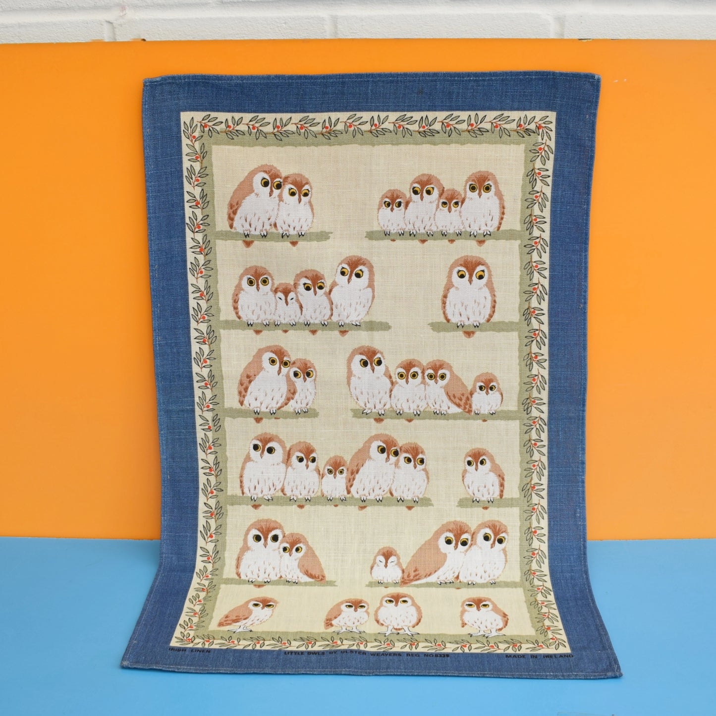 Vintage 1970s Tea Towel Group x3 by Vintage