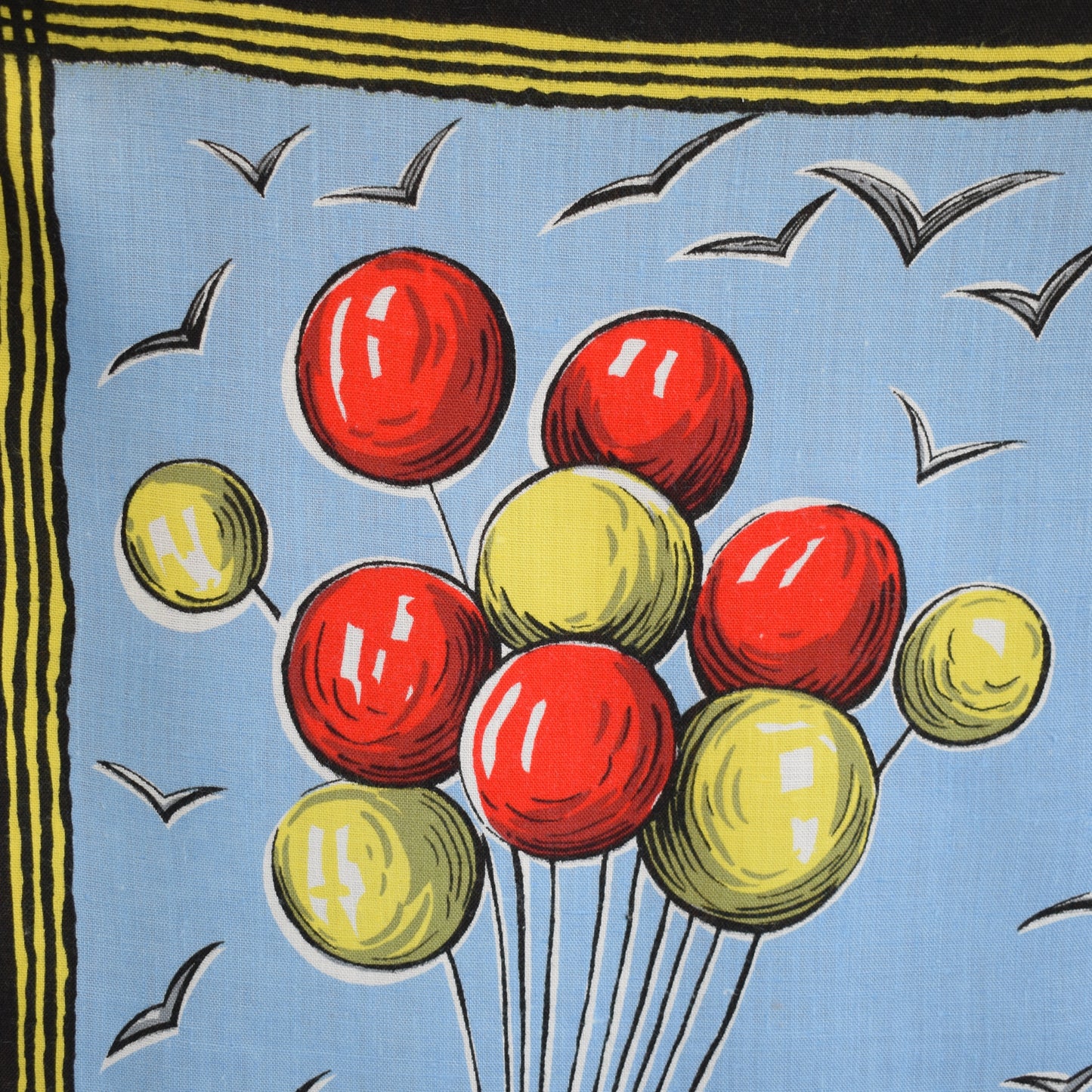 Vintage 1960s Tea Towel - Terrier Dogs