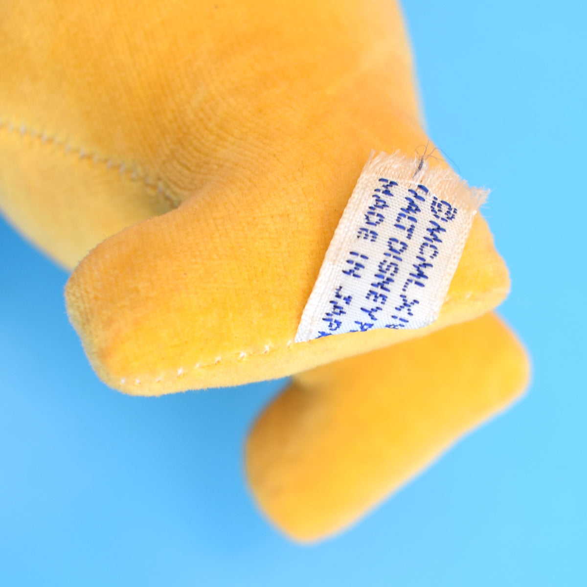 Vintage 1960s Filled Velvet Pooh Bear