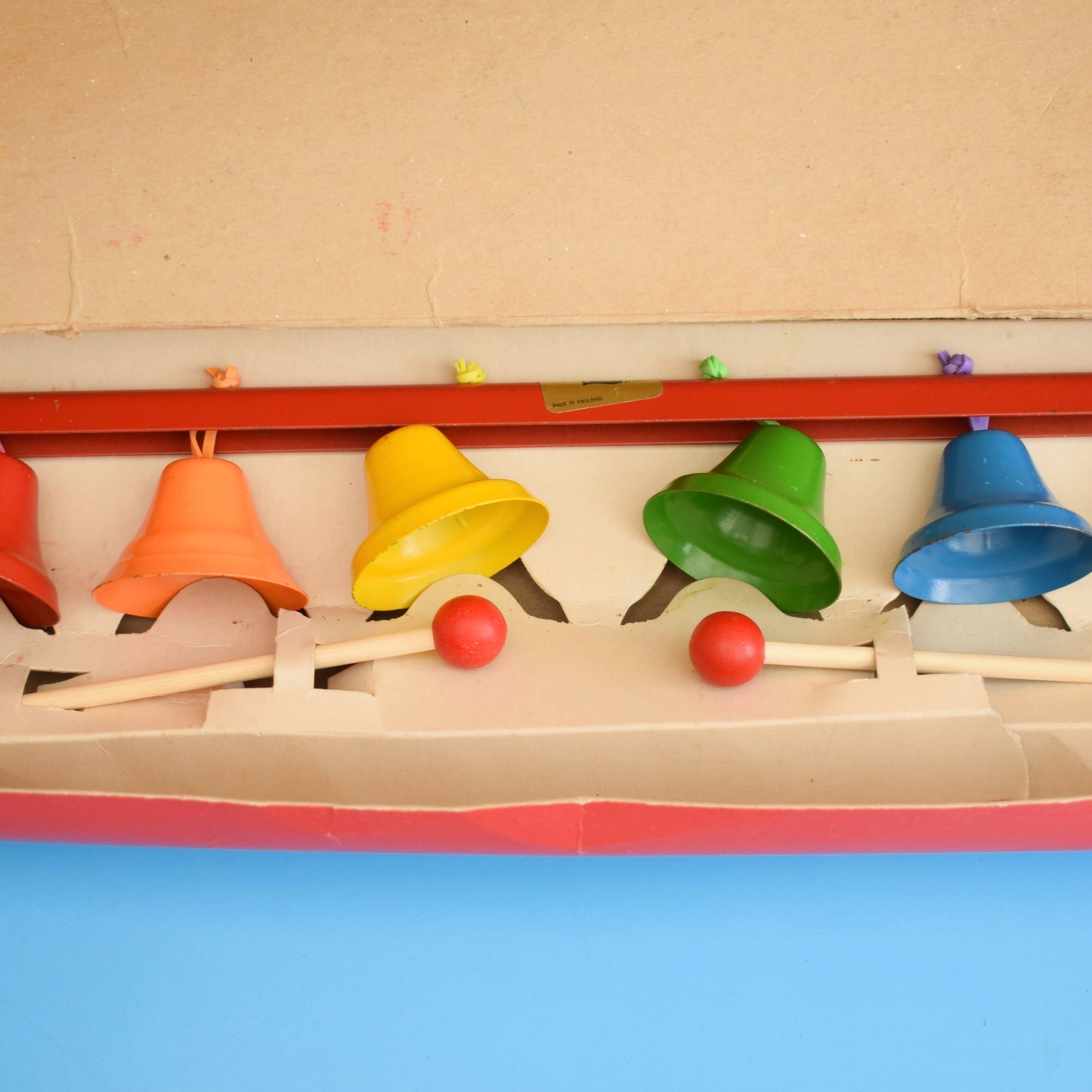 Vintage 1960s Ring O Bells Musical Toy by Pineapple Retro