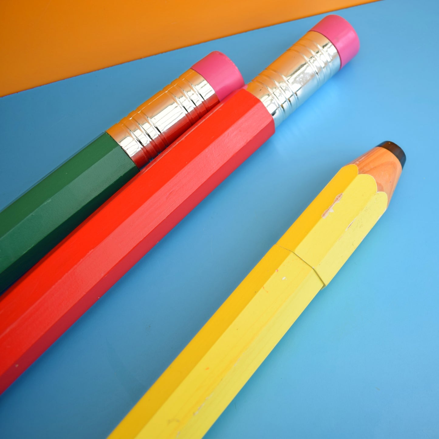Vintage 1990s Oversized Pencils - Pop Art by Vintage