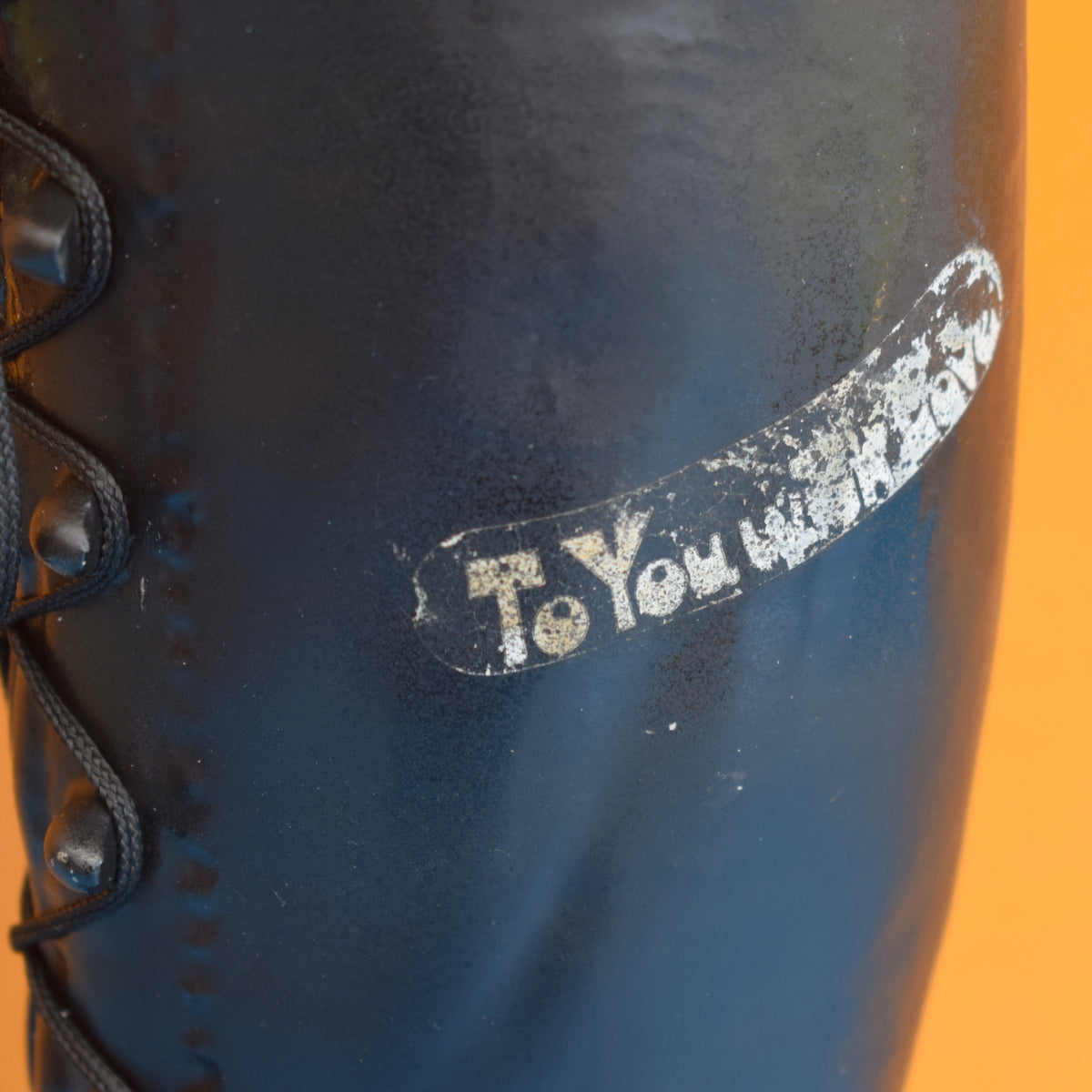 Vintage 1970s Ceramic Kinky Boot Money Box by Pineapple Retro