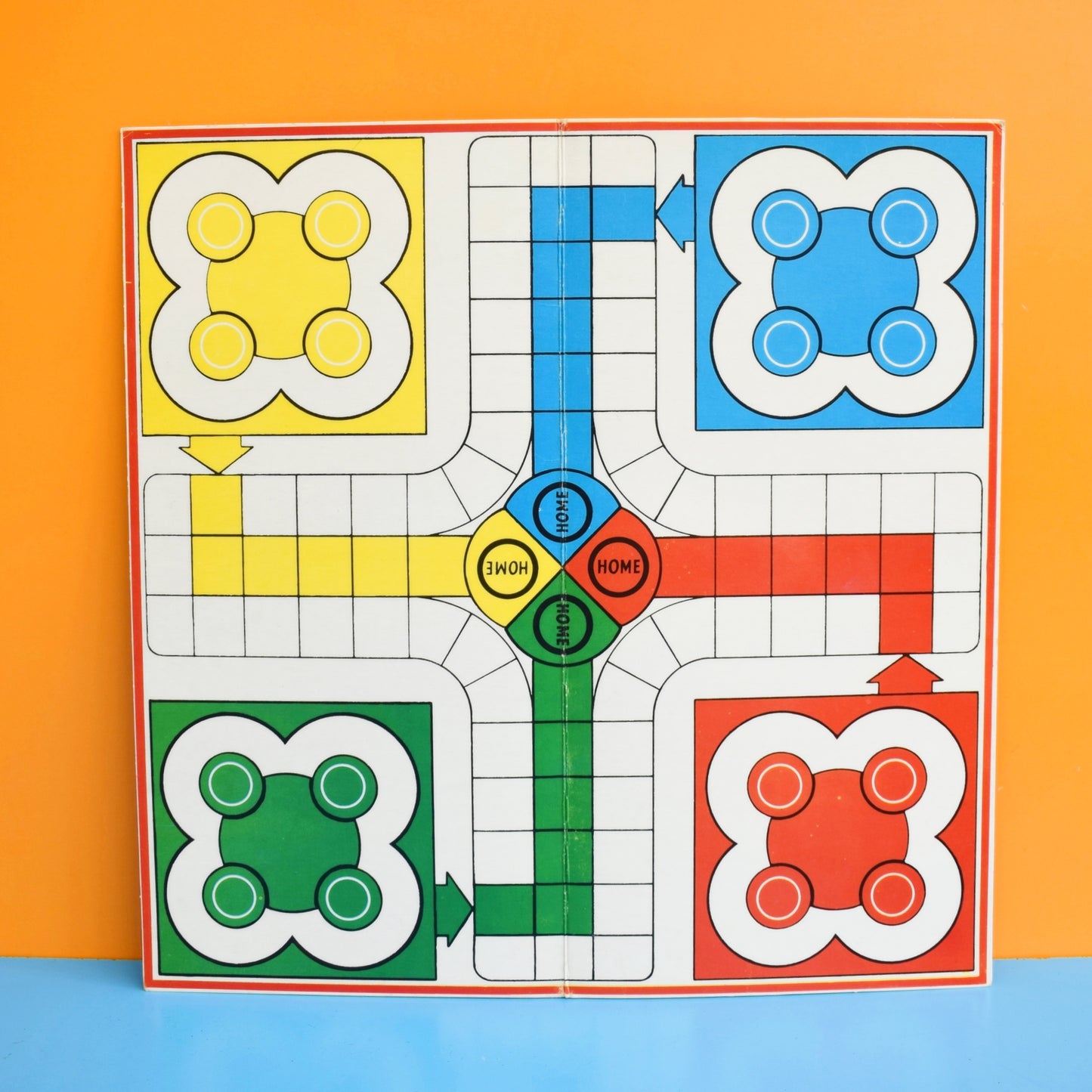 Vintage 1970s Ludo / Snakes & LAdders Games by Vintage