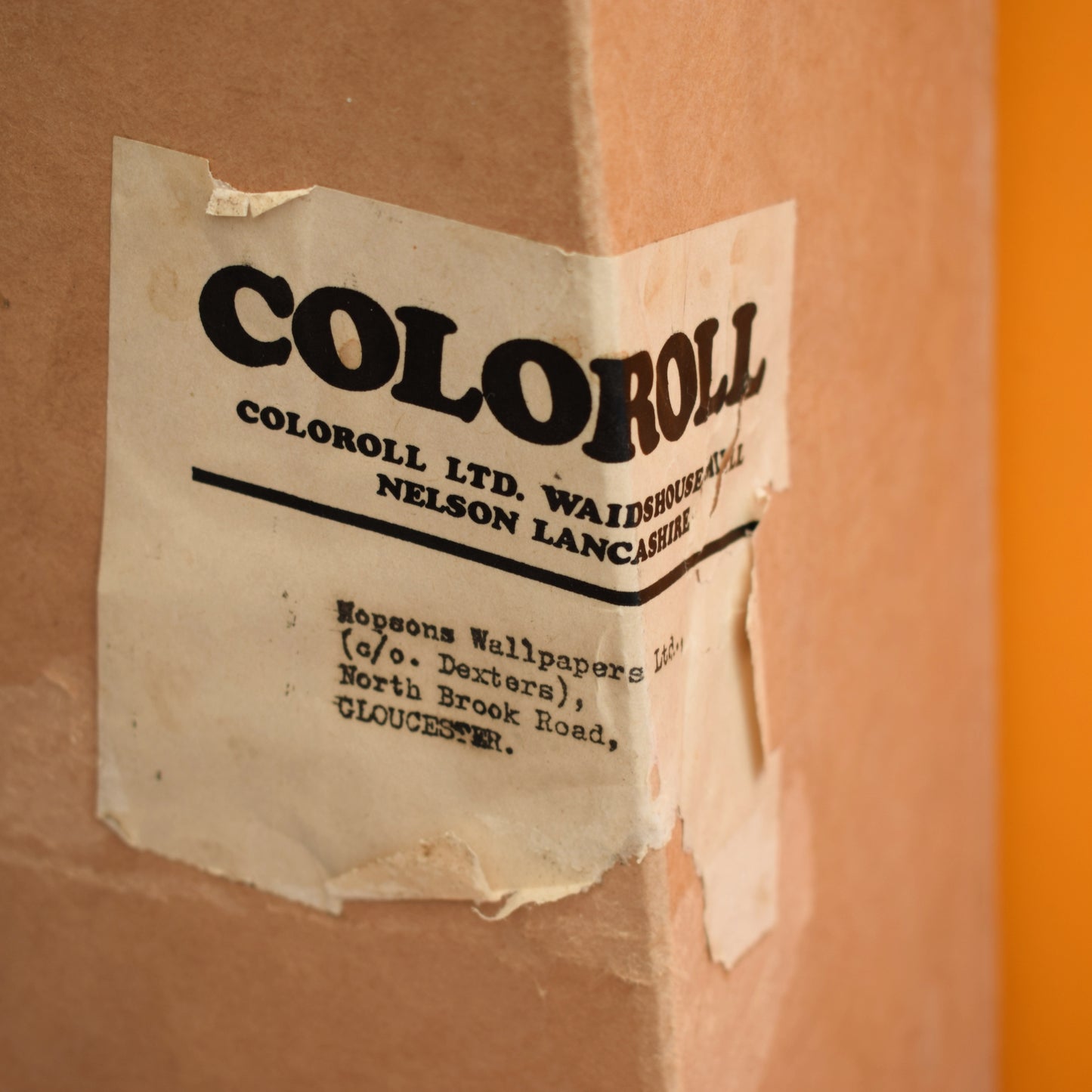 Vintage 1970s Coloroll Wallpaper - Marion Flowers .