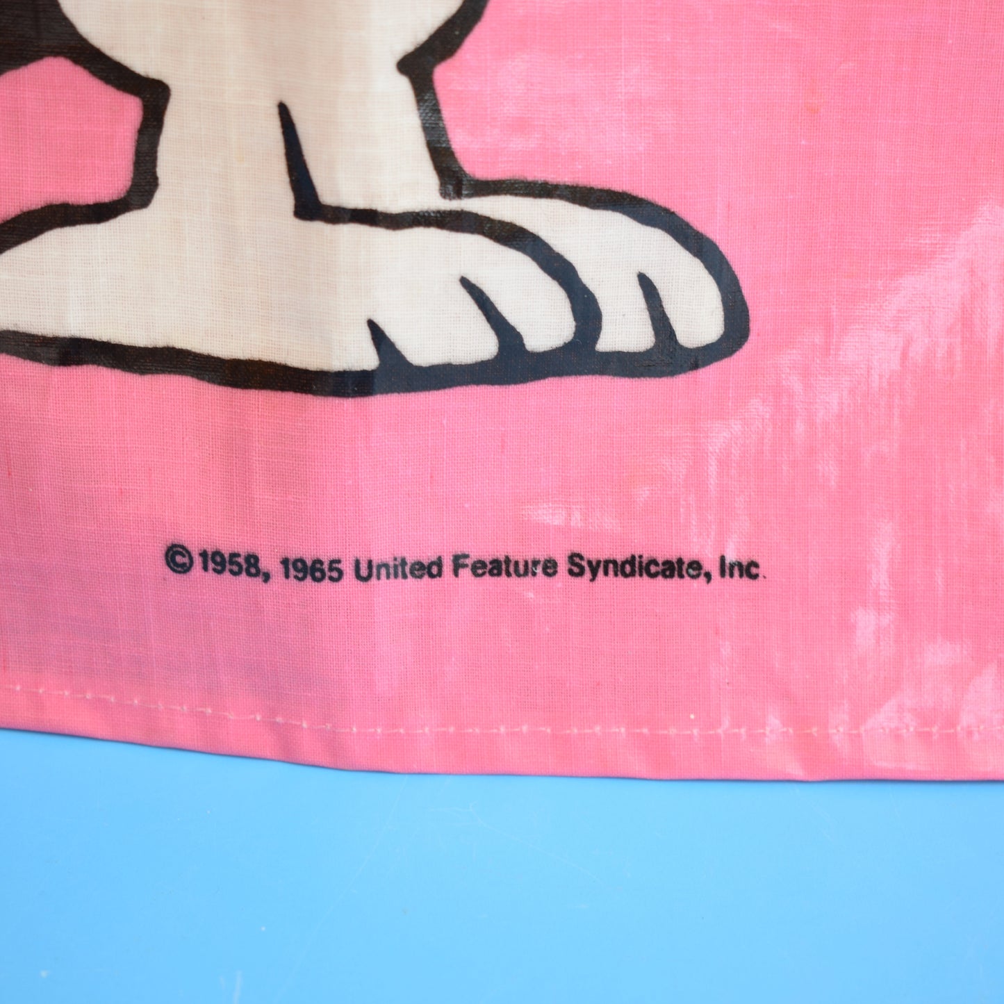 Vintage 1980s Ault Full Apron - PVC - Snoopy