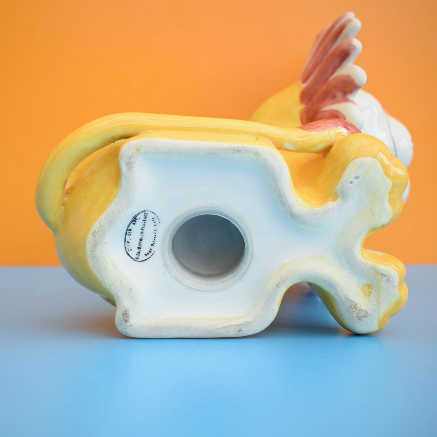 Vintage 1960s Italian Lion Money Box - Quadrifoglio