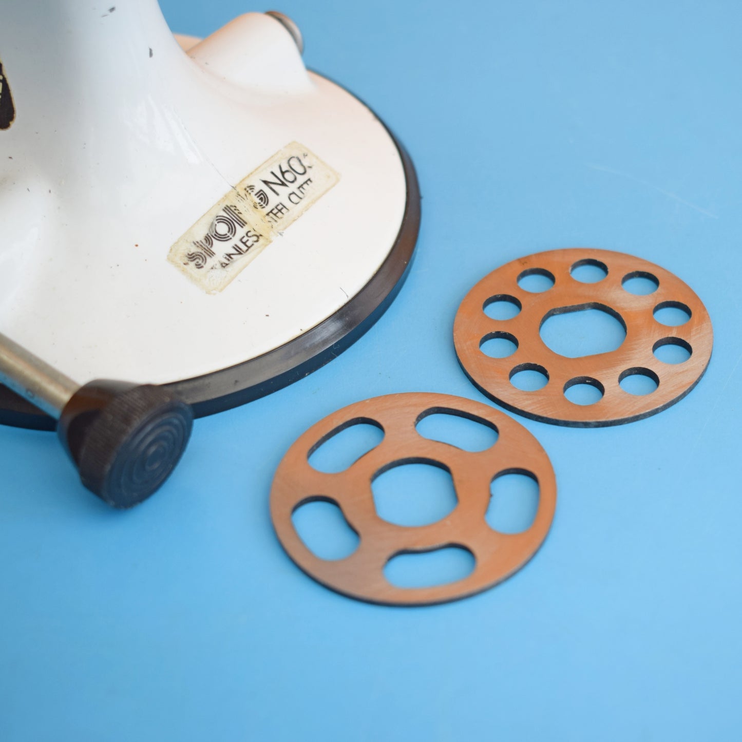 Vintage 1970s Spong Mincer- Orange