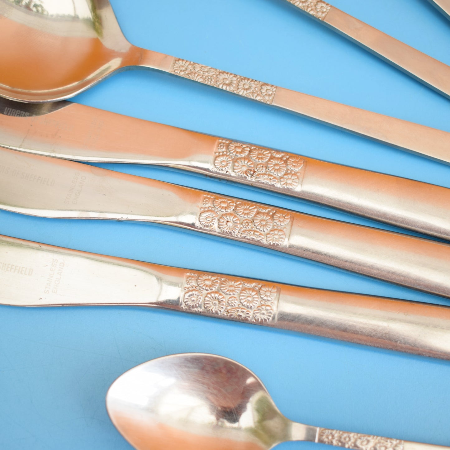 Vintage 1960s Viners Love Story Cutlery