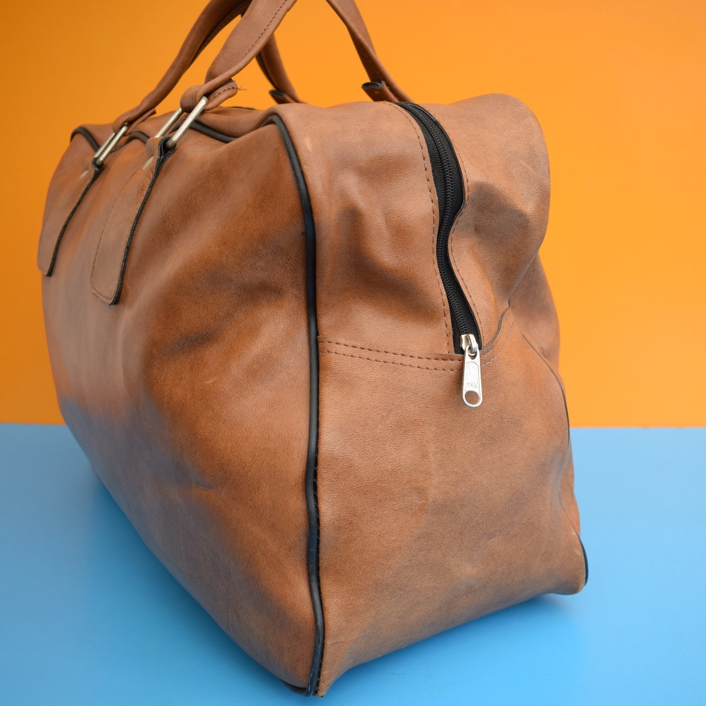 Vintage 1970s Holdall - Adidas - Brown