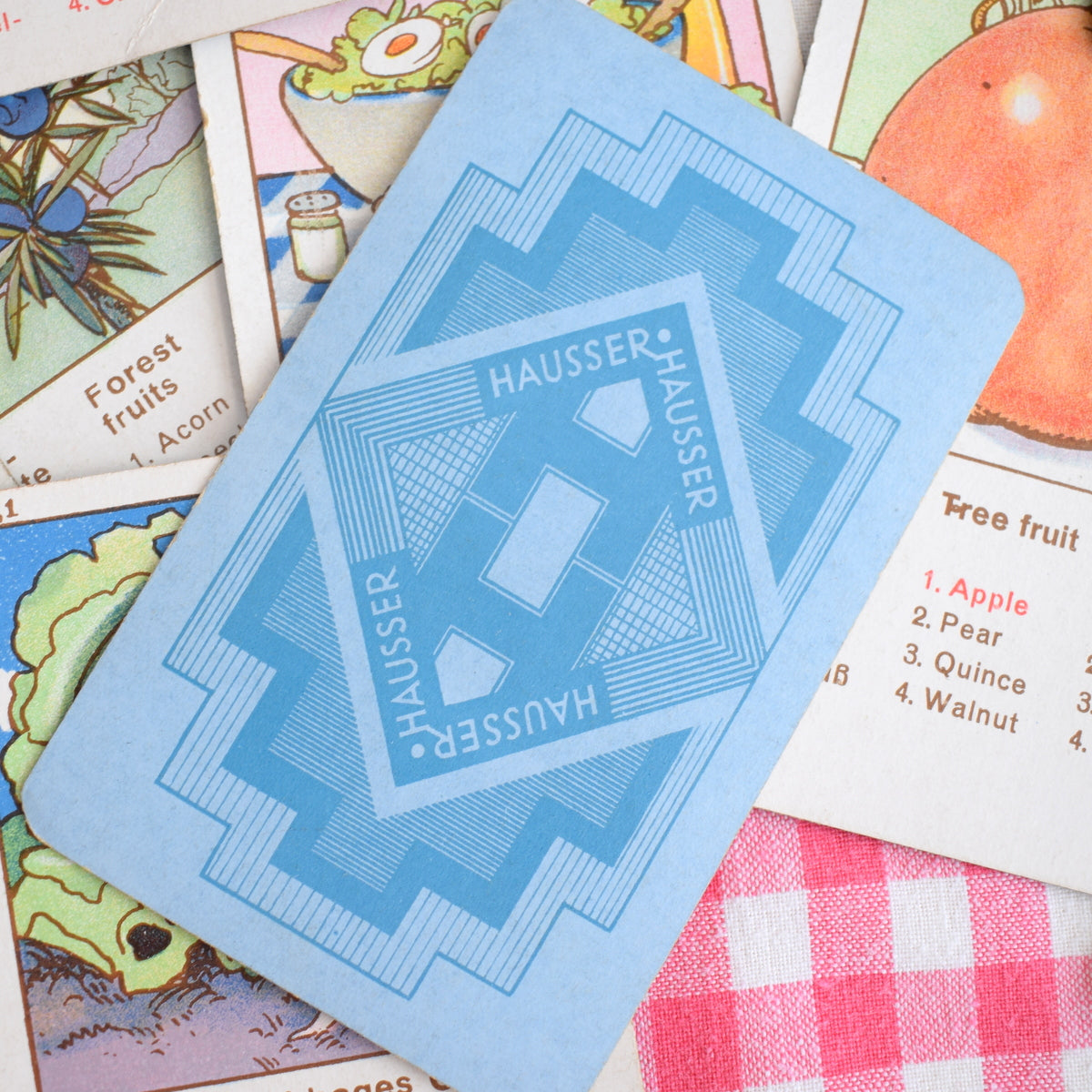 Vintage 1940s Fruit Quartet Card Game - Fantastic Images by Vintage