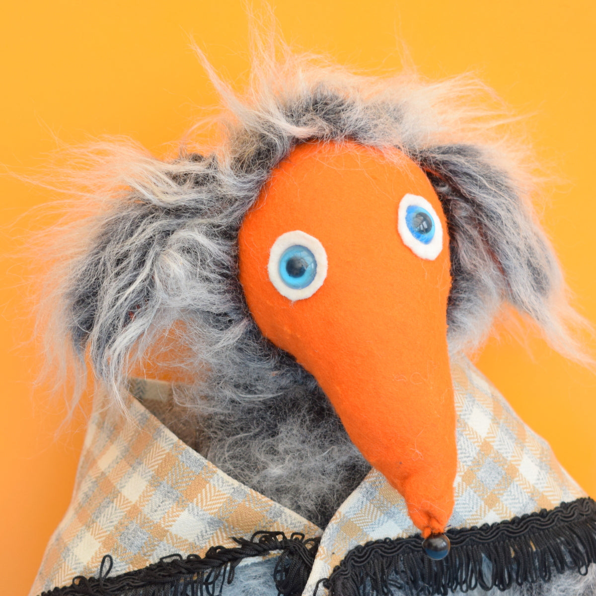 Vintage 1970s Handmade Womble Toy by Pineapple Retro