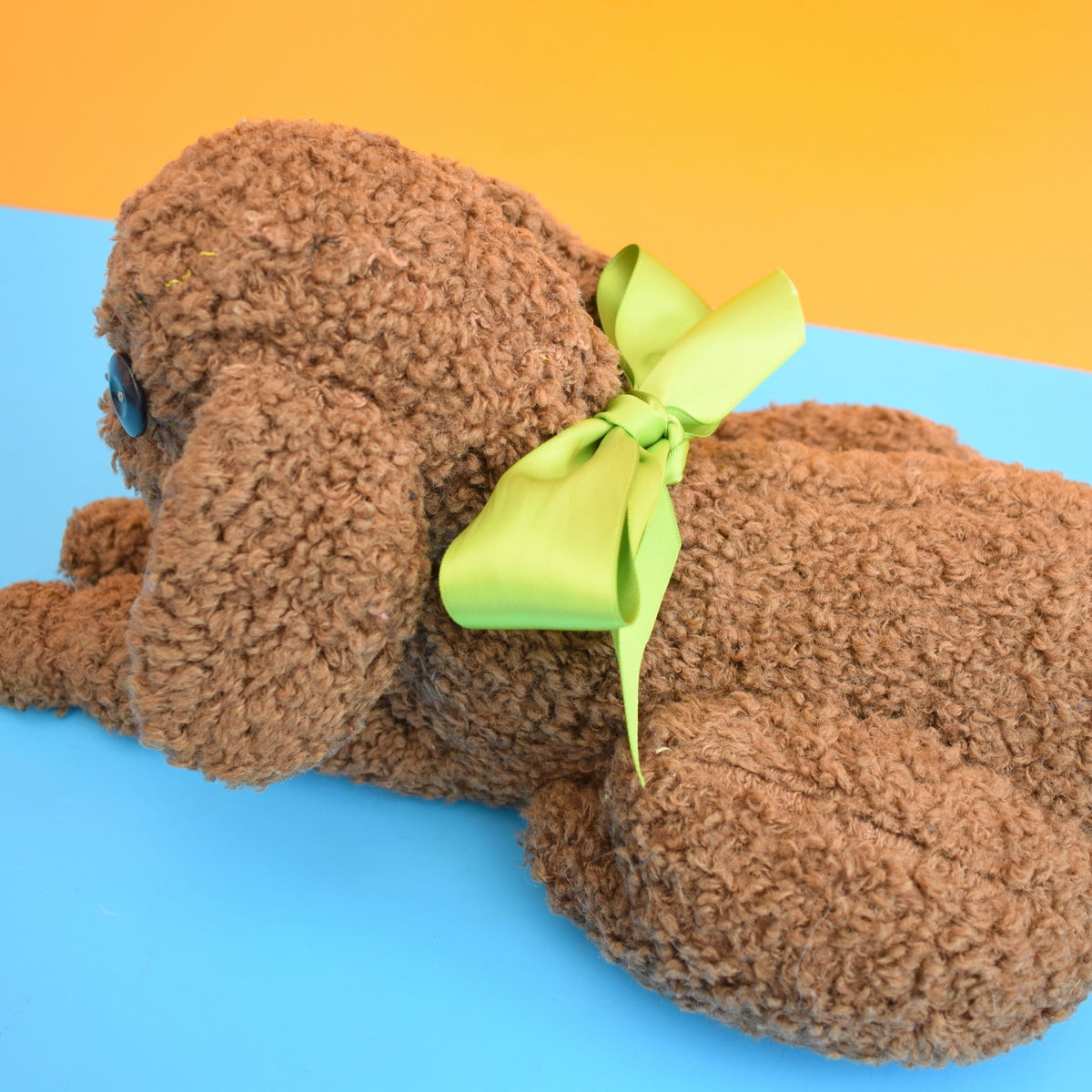 Vintage 1950s Handmade Lamb / Poodle Toy by Pineapple Retro