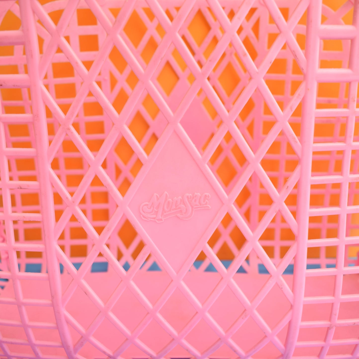 Vintage 1980s Plastic Jelly Bag - Pink