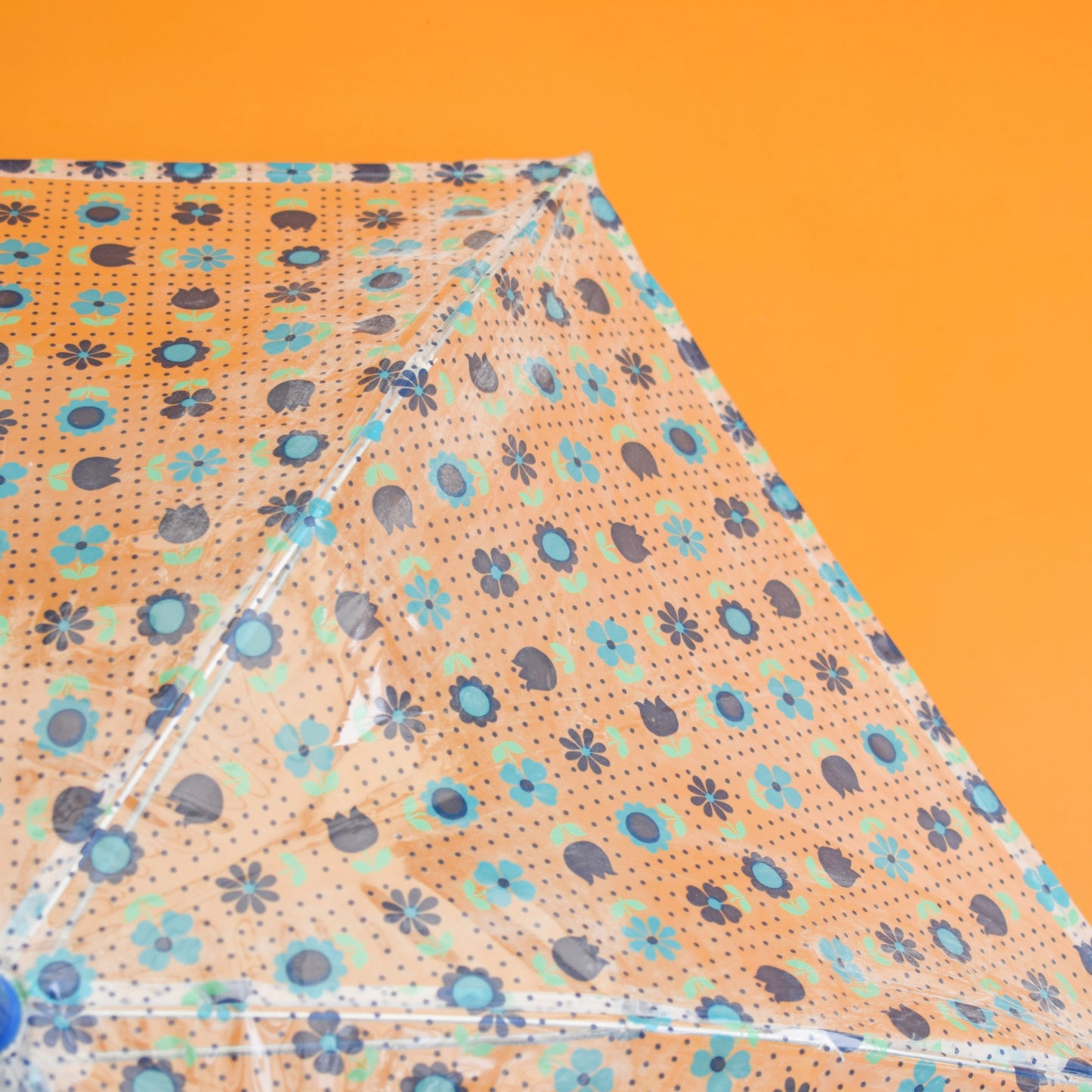 Vintage 1970s Kids Umbrella - Flower Power