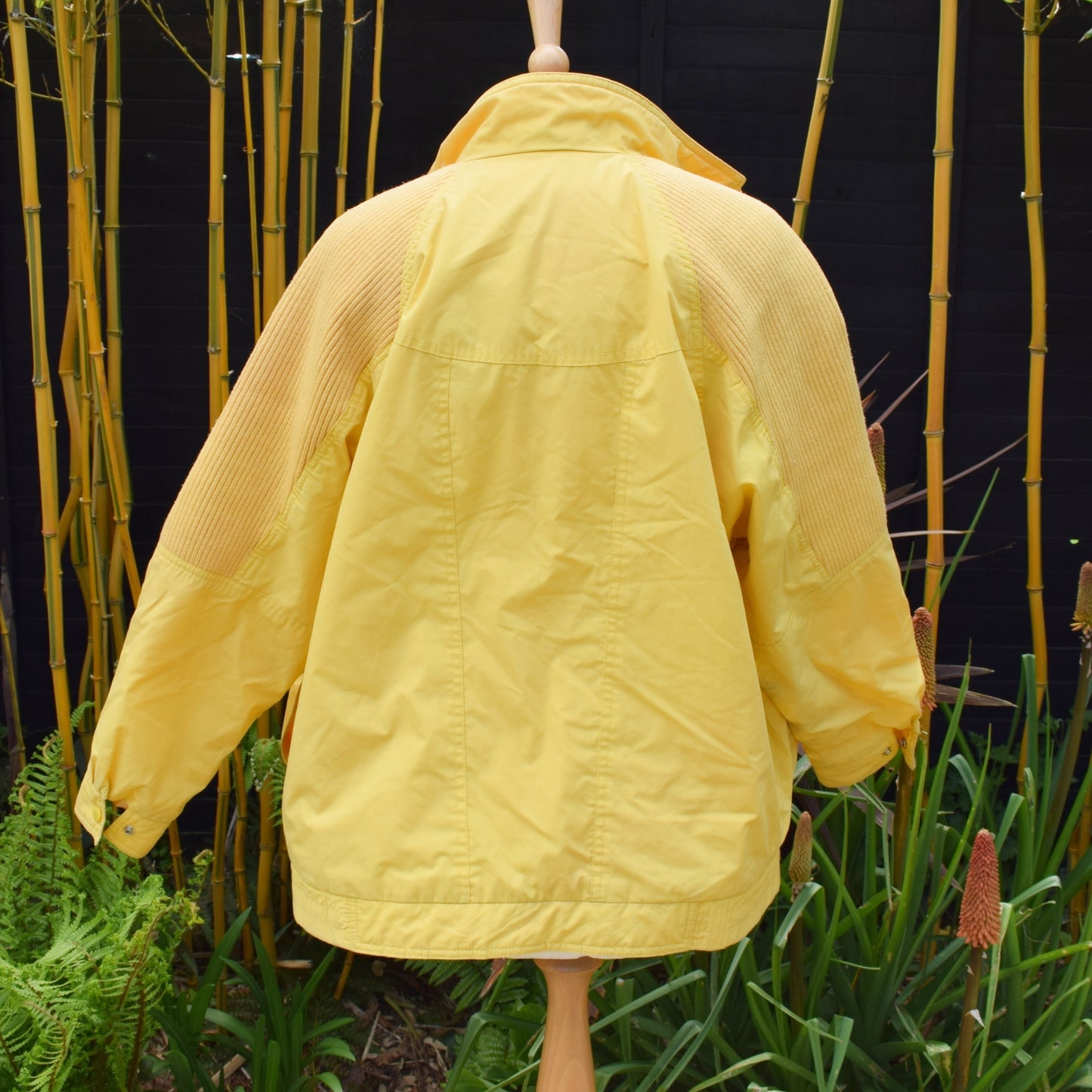 Vintage 1980s Ski Jacket - Yellow Size 12 by Pineapple Retro