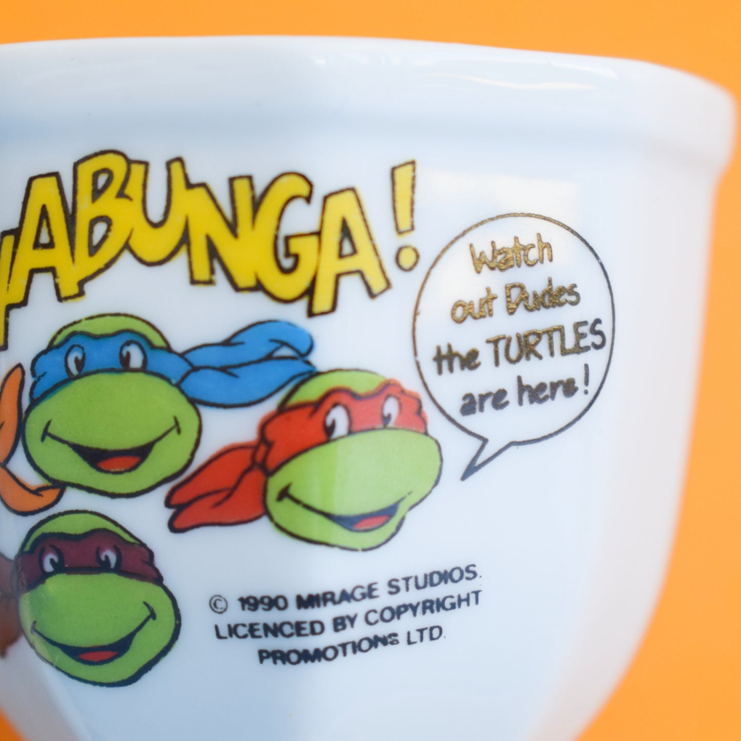 Vintage 1990s Egg Cups - Ninja Turtles by Vintage
