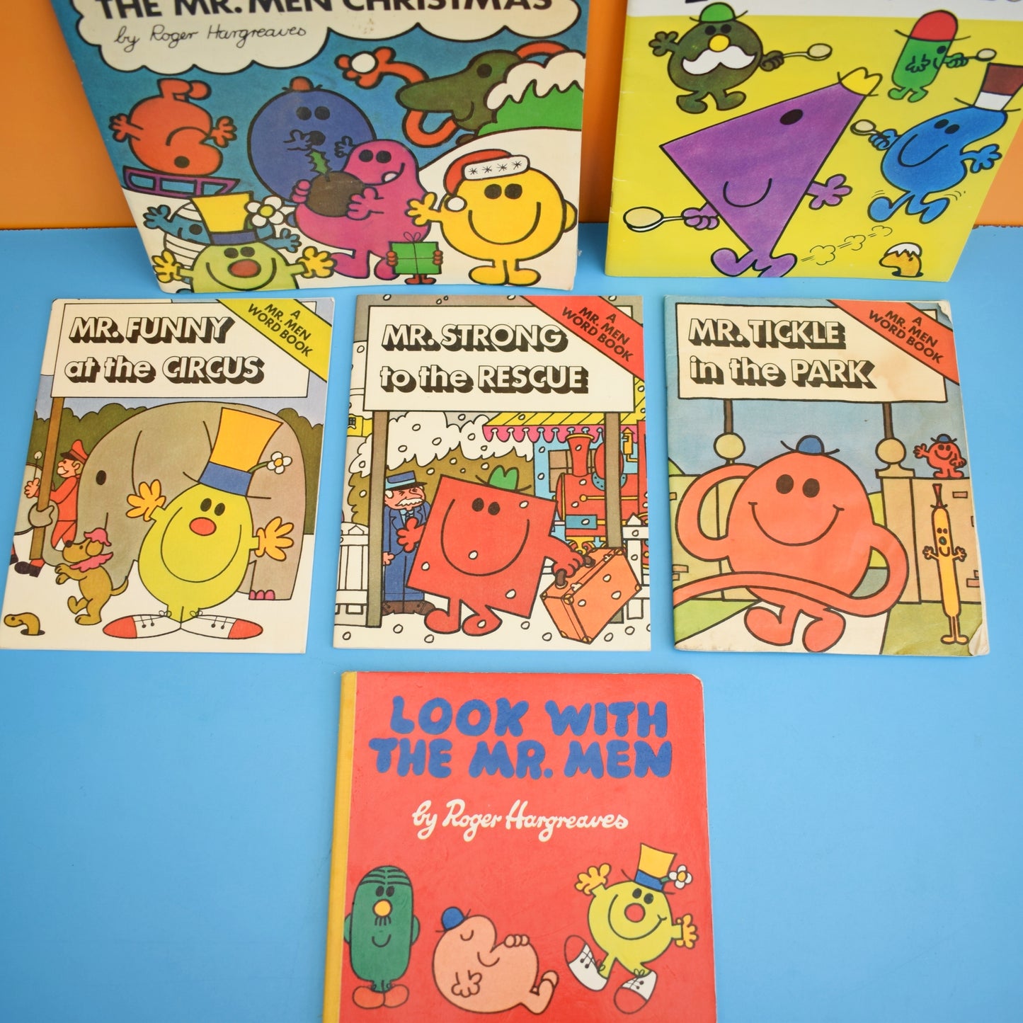Vintage 1980s Mr Men Big Books