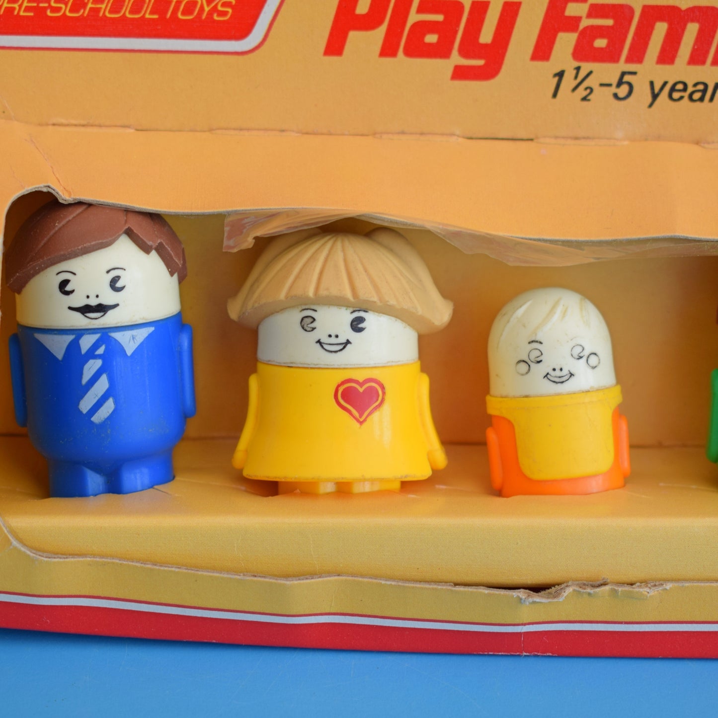 Vintage 1980s St Michael Play Family Figures- Boxed by Vintage
