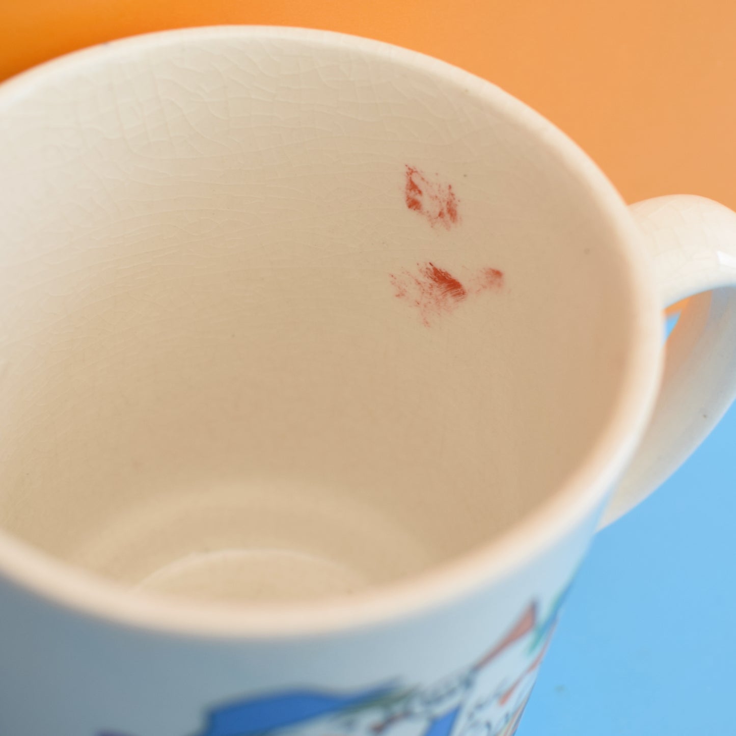 Vintage 1960s Childs Ceramic Mug - Little Boy Blue