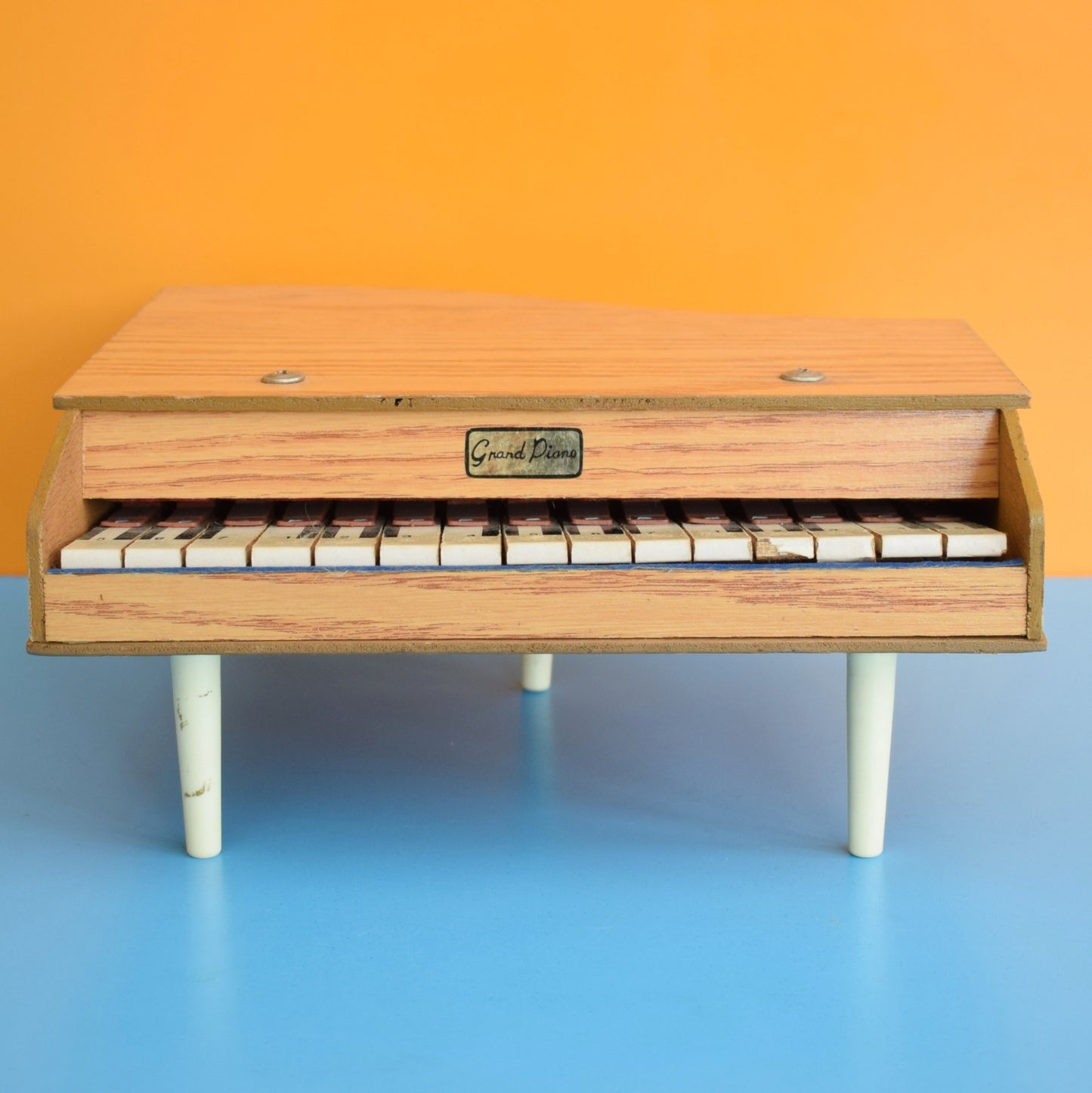 Vintage 1960s Toy Grand Piano - Working by Pineapple Retro
