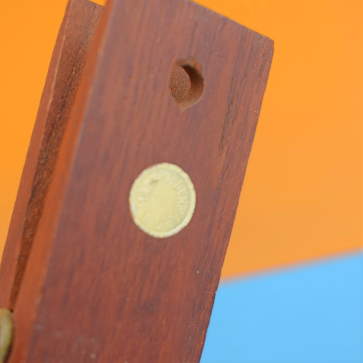 Vintage 1960s Teak Giant Pegs / Letter Clips by Pineapple Retro