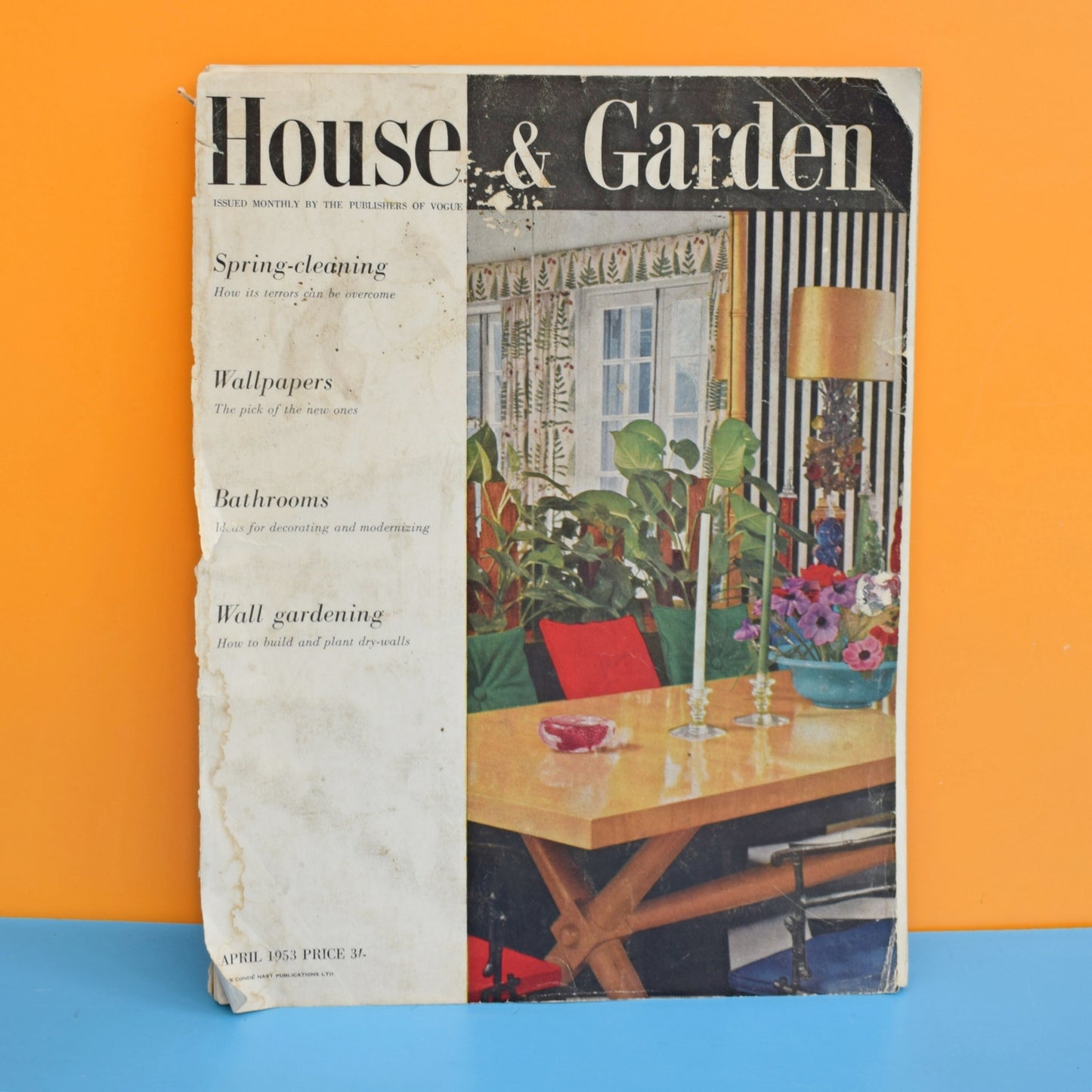 Vintage 1950s House & Garden Magazine - Conran Fabric by Vintage