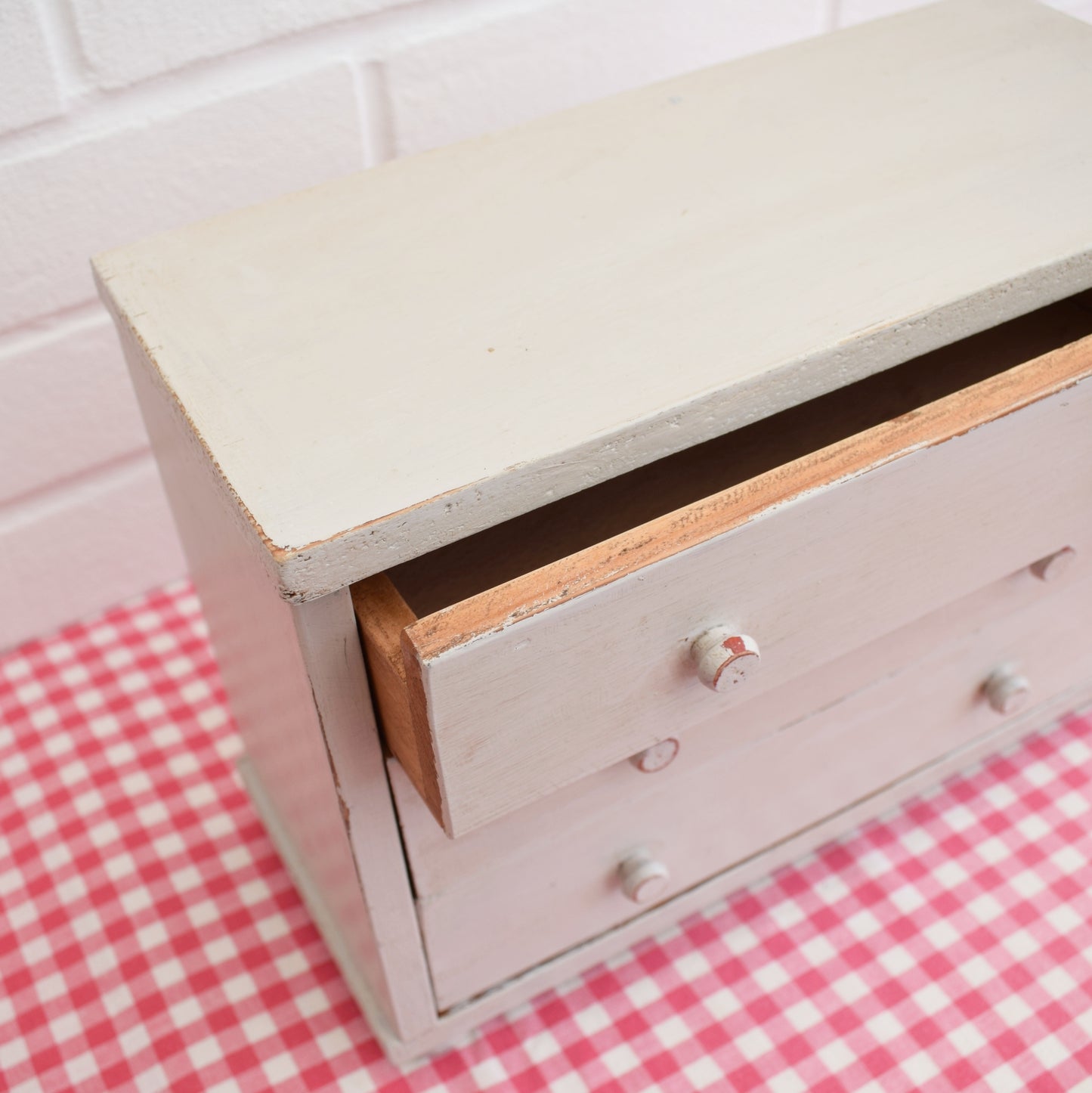 Vintage Wooden Mini Drawers - Jewellery