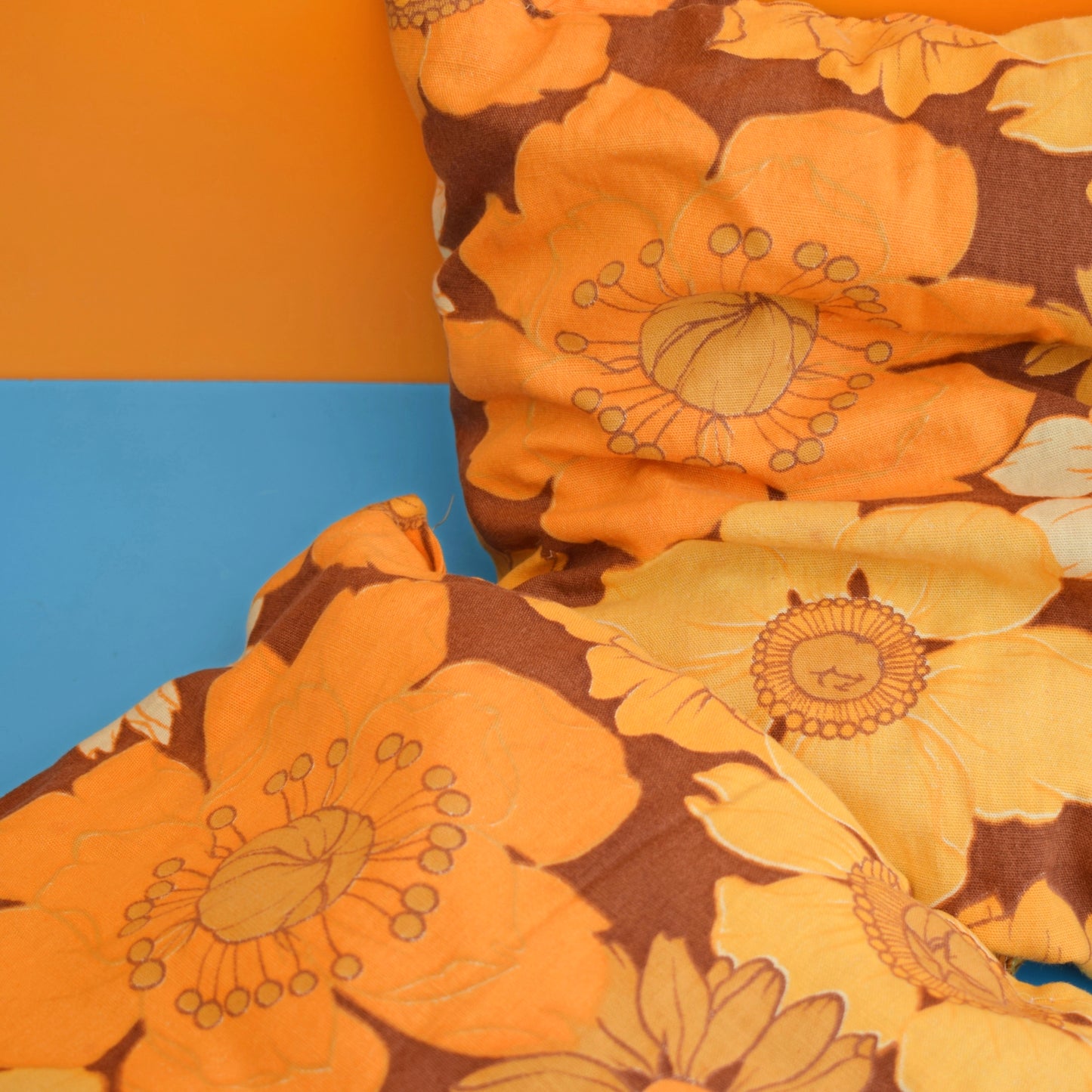 Vintage 1970s Flower Power Cushions x3 by Vintage