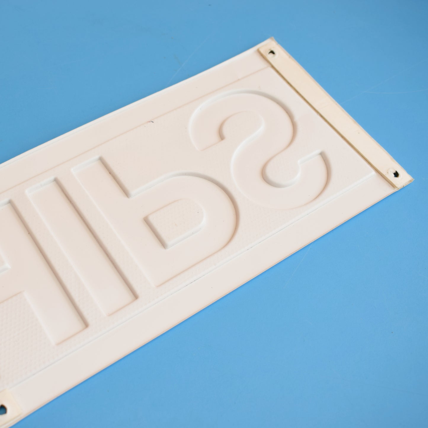 Vintage 1990s Unused Plastic Signs - Food