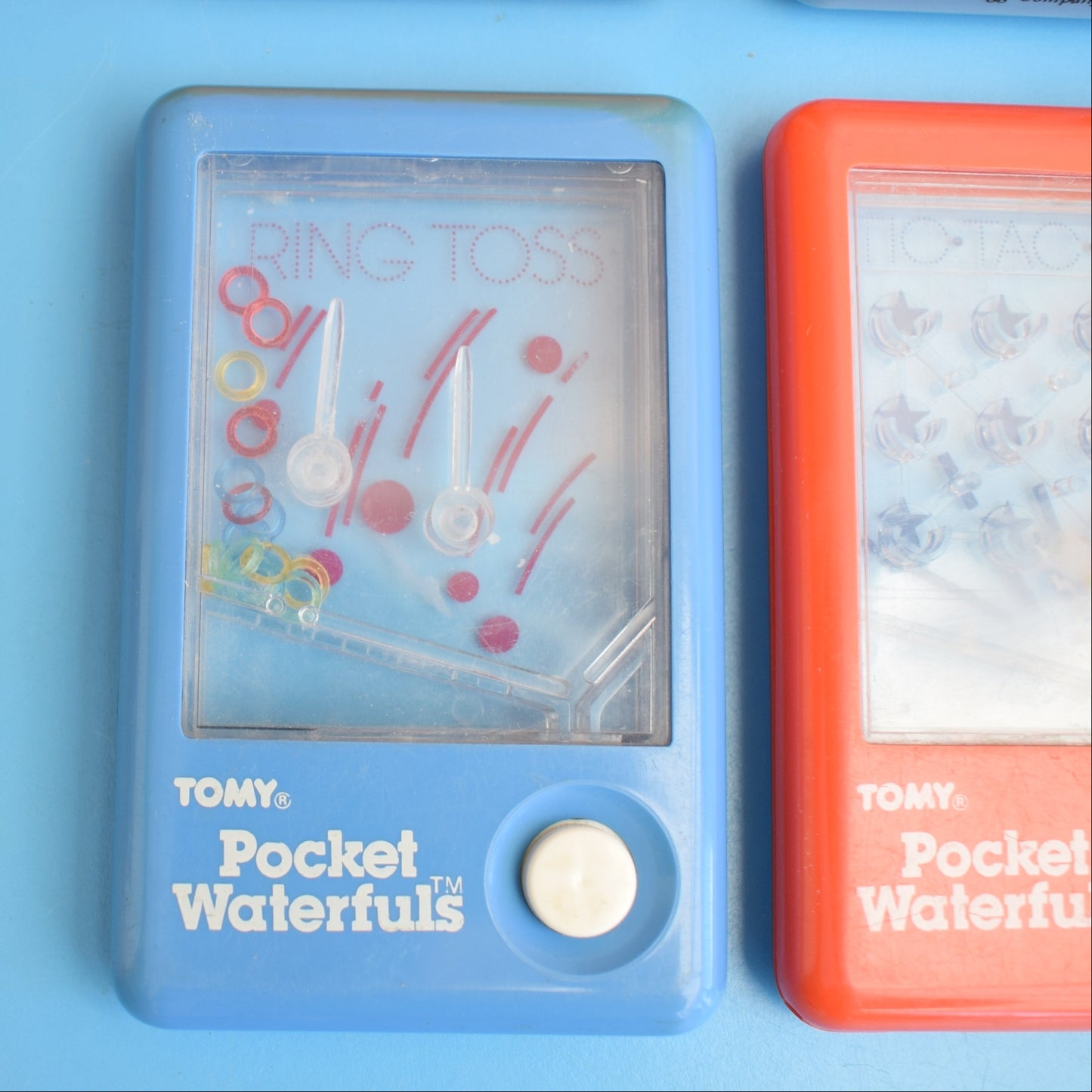 Vintage 1990s Tomy Pocket Water Games