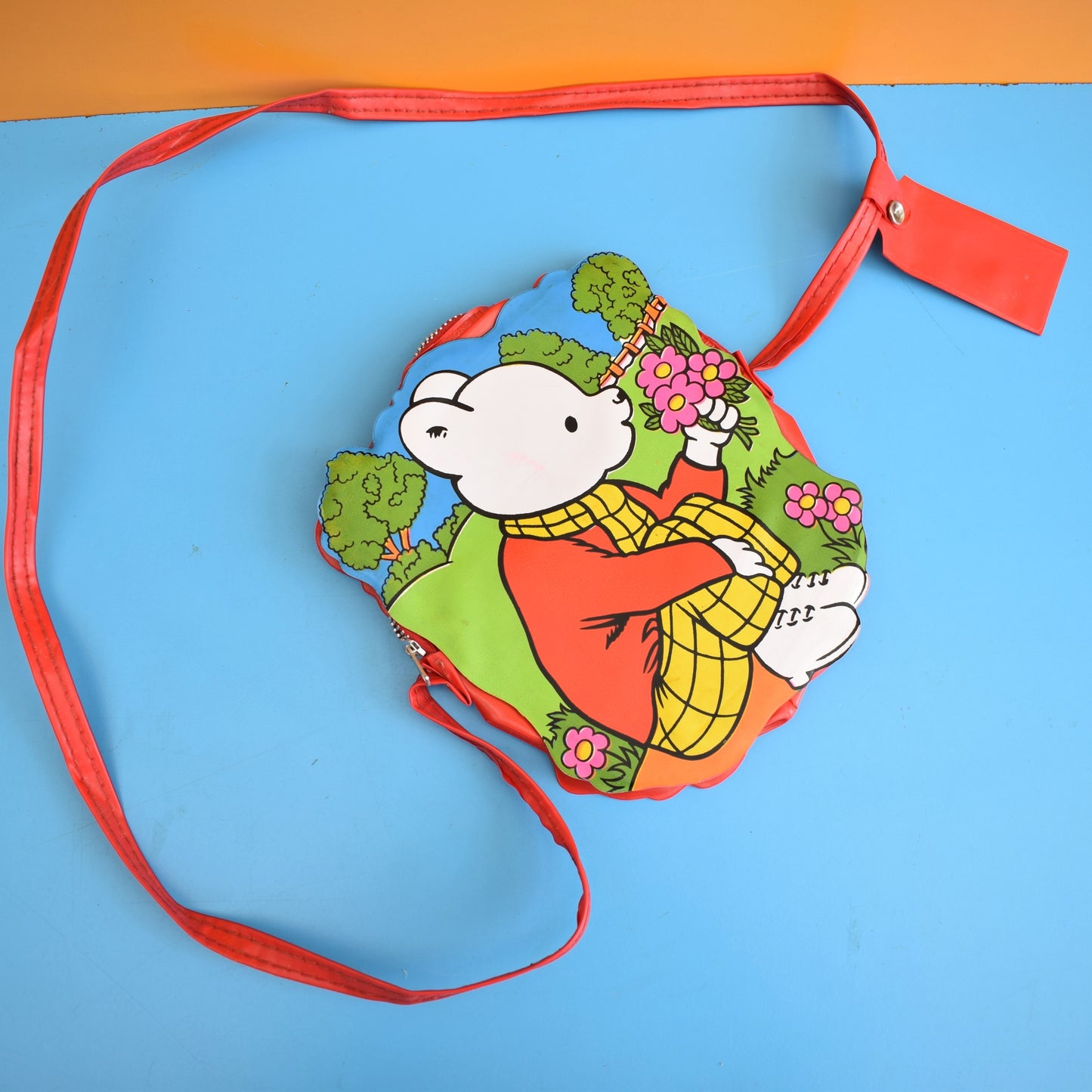 Vintage 1970s Shoulder Bag - Rupert The Bear by Pineapple Retro
