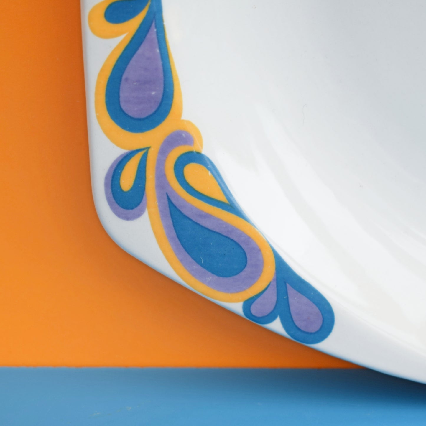 Vintage 1960s Staffordshire Cups / Meakin Platter