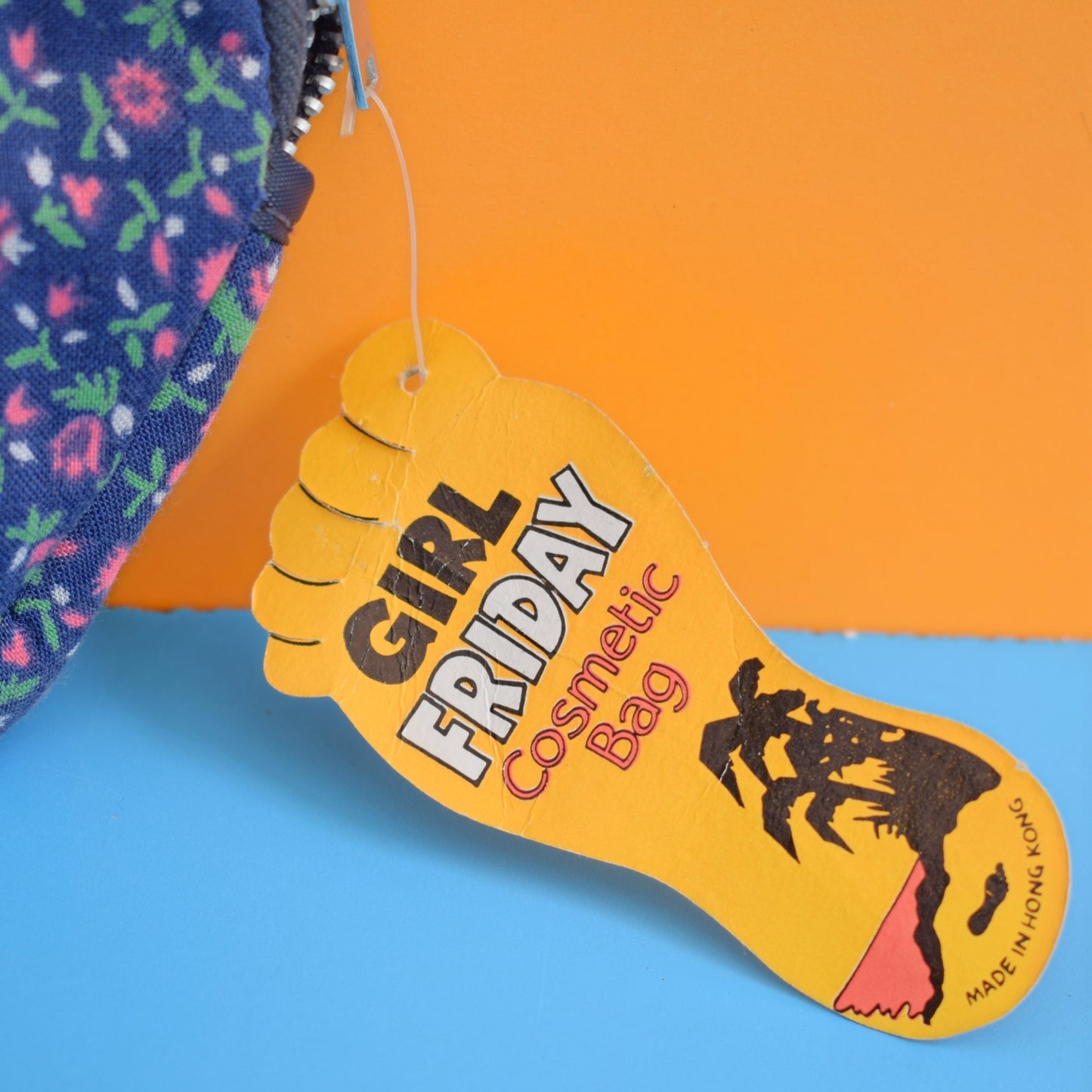 Vintage 1970s Floral Clutch Bag / Purse - Girl Friday