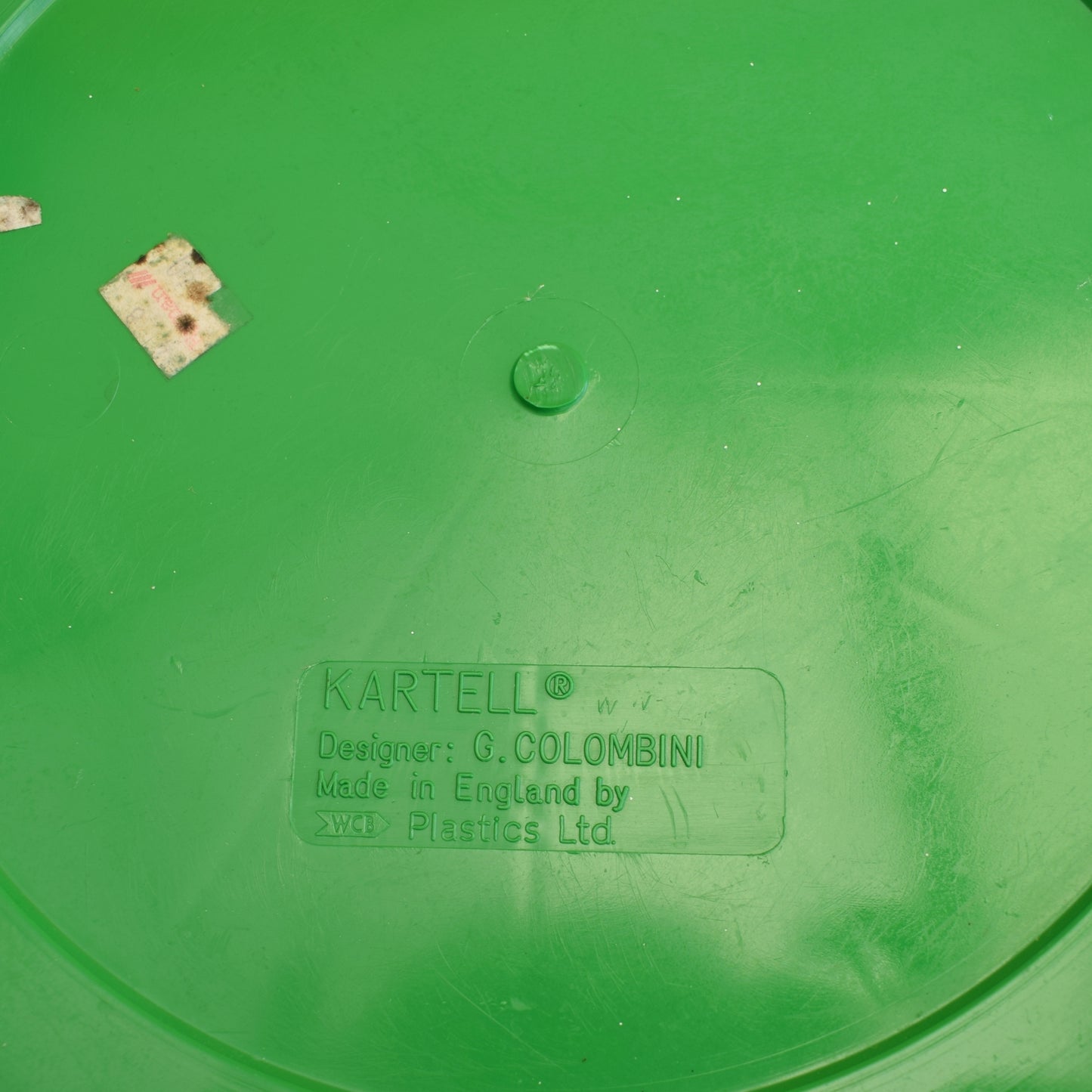 Vintage 1970s Kartell Plastic Bins - Green
