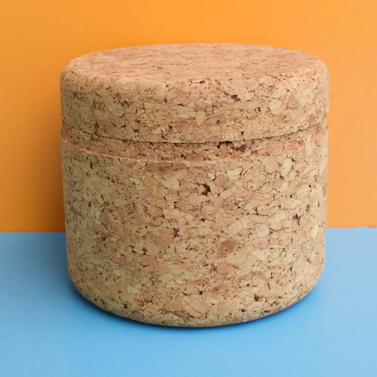 Vintage 1970s Cork & Alu Ice Bucket by Vintage