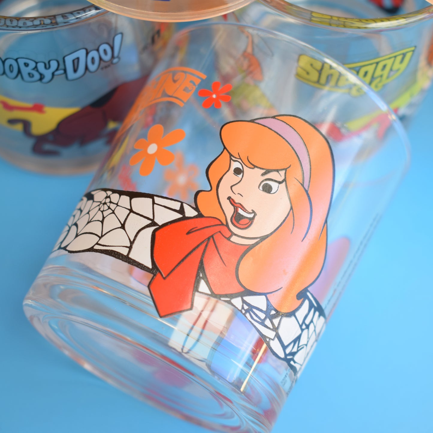 Vintage 1990s Nutella Glasses x6 - Scooby Doo