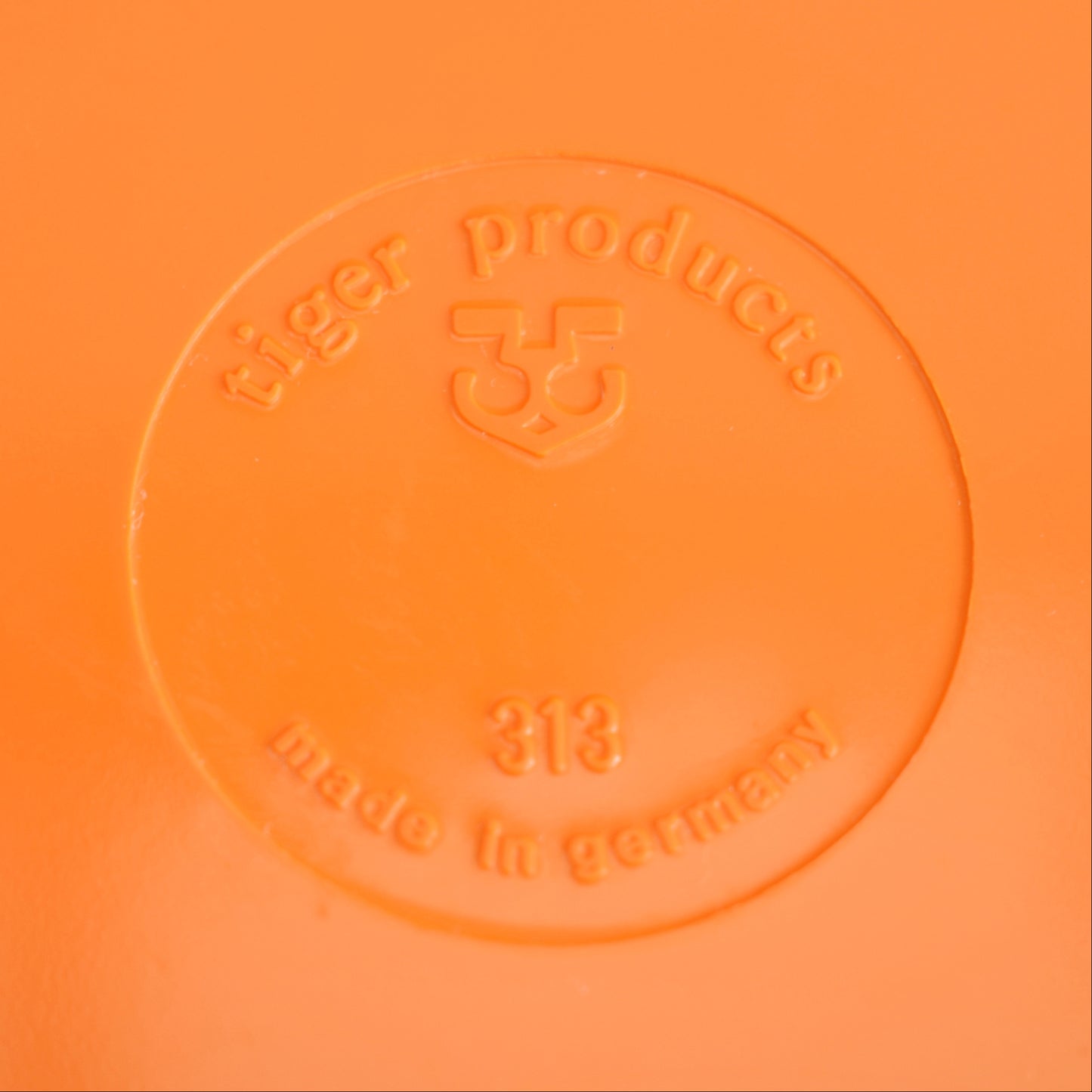 Vintage 1970s German Tiger Plastic Set - Orange by Vintage