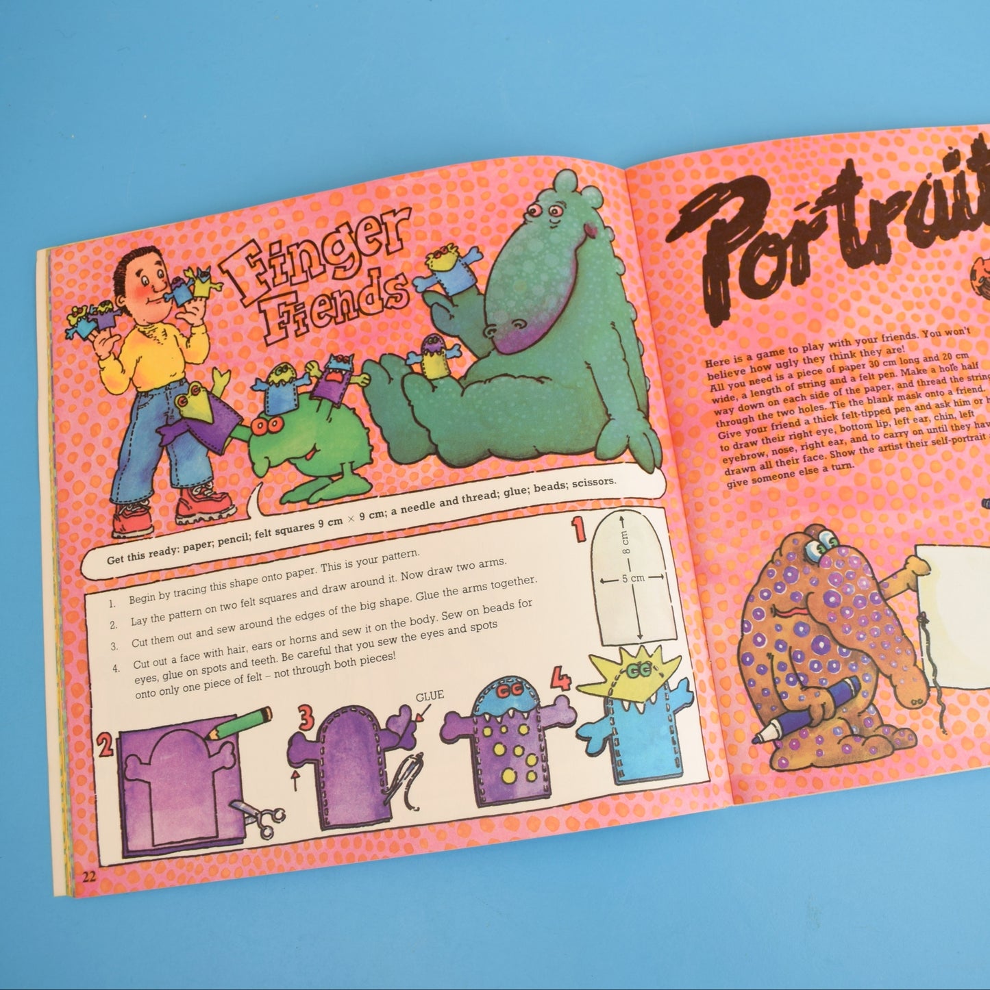 Vintage 1980s Monster Mix Things To Make & Do by Vintage