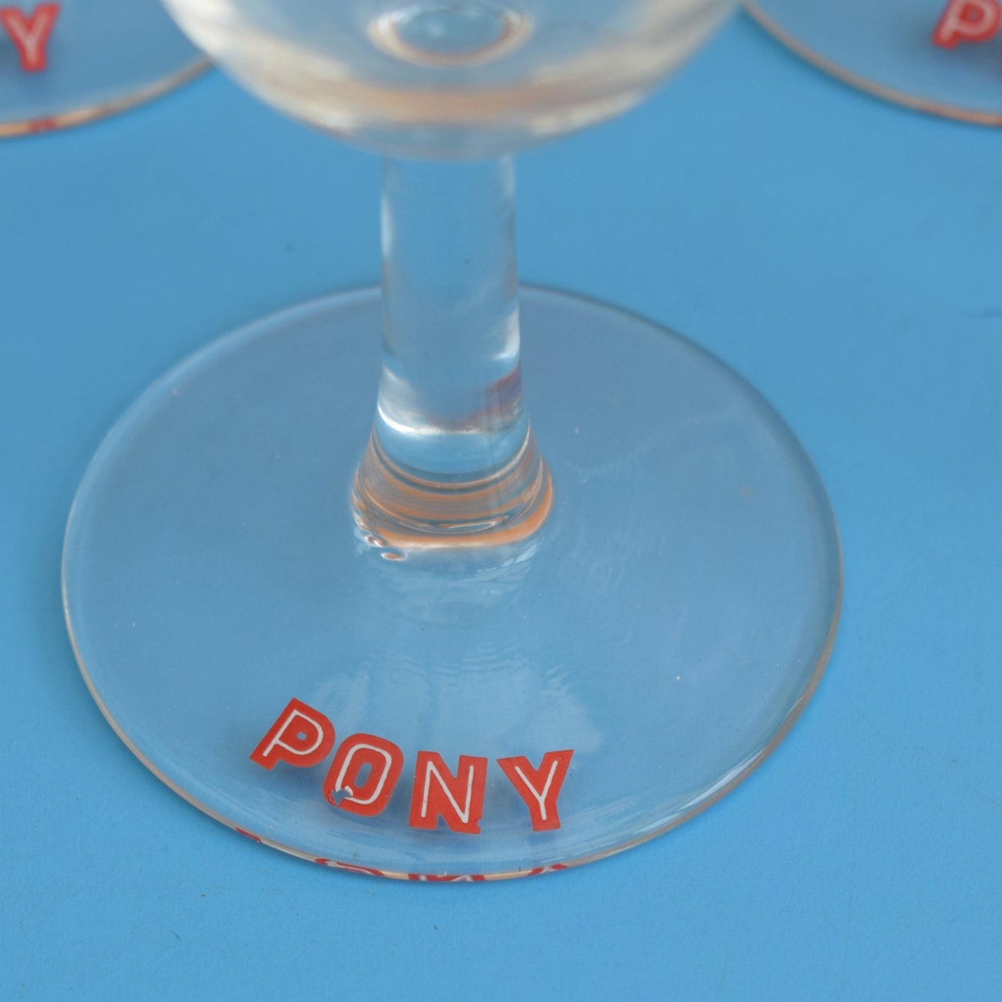 Vintage 1970s Pony Glasses - Yellow by Pineapple Retro