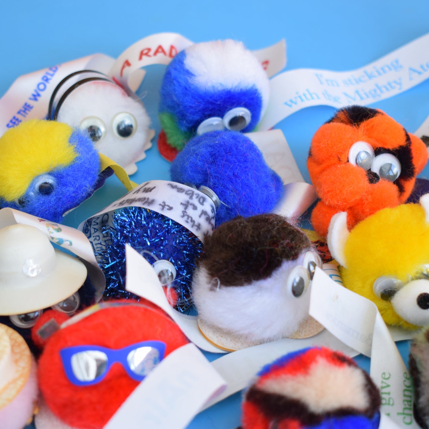 Vintage 1990s Advertising Sticky Feet Bugs Group