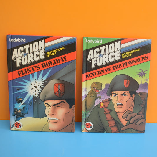 Vintage 1980s Ladybird Books- Action Force