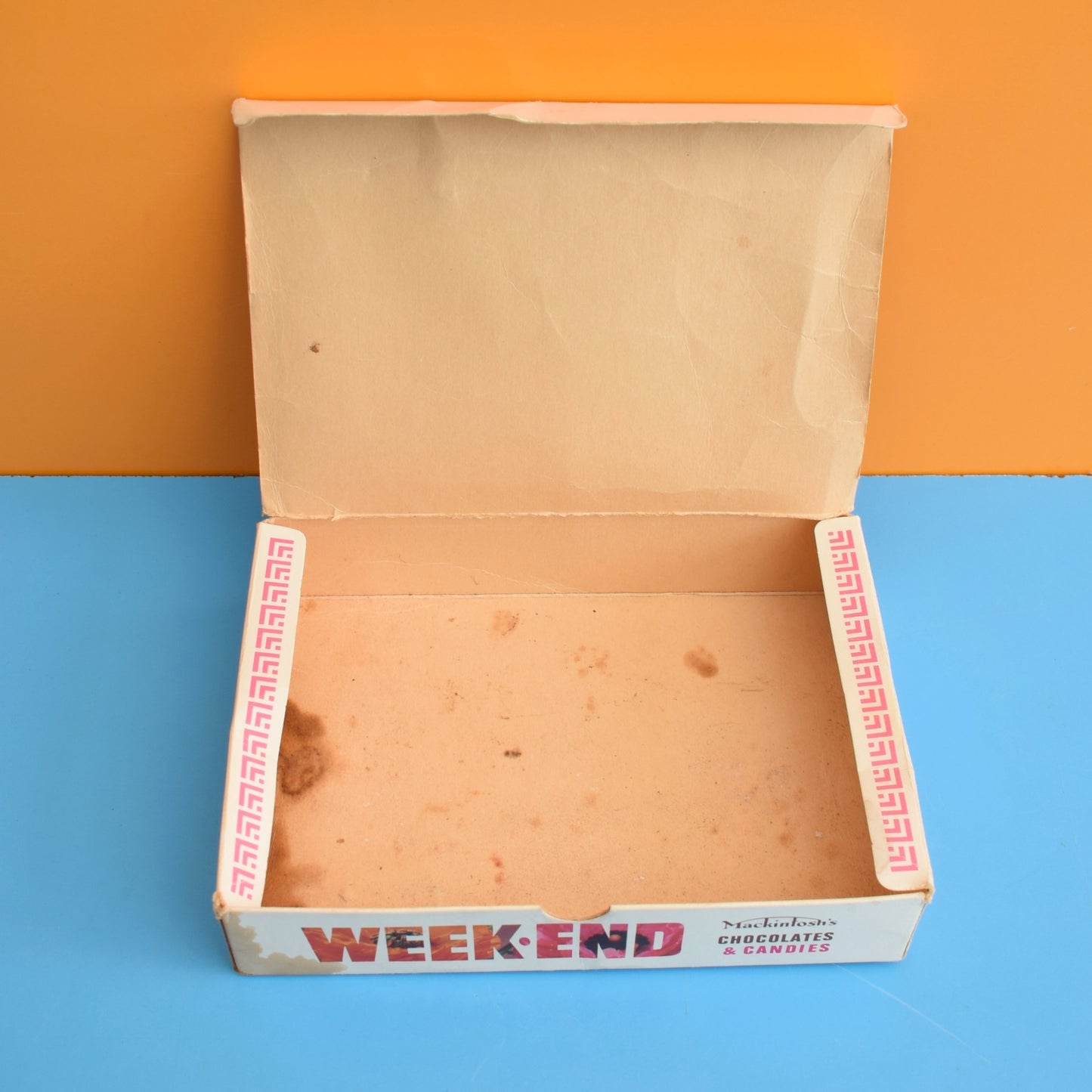 Vintage 1960s Weekend Chocolate Box