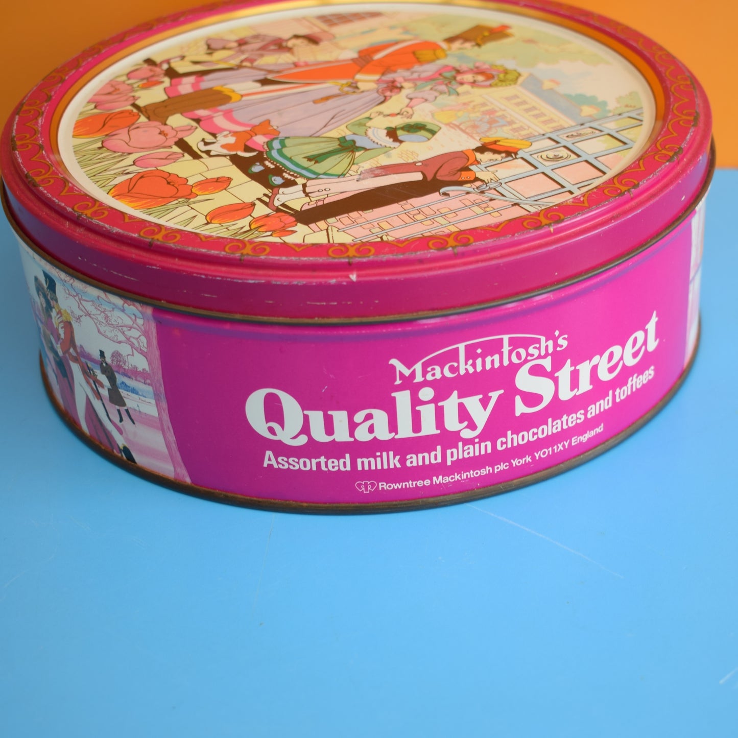 Vintage 1970s Quality Street Chocolate Tin